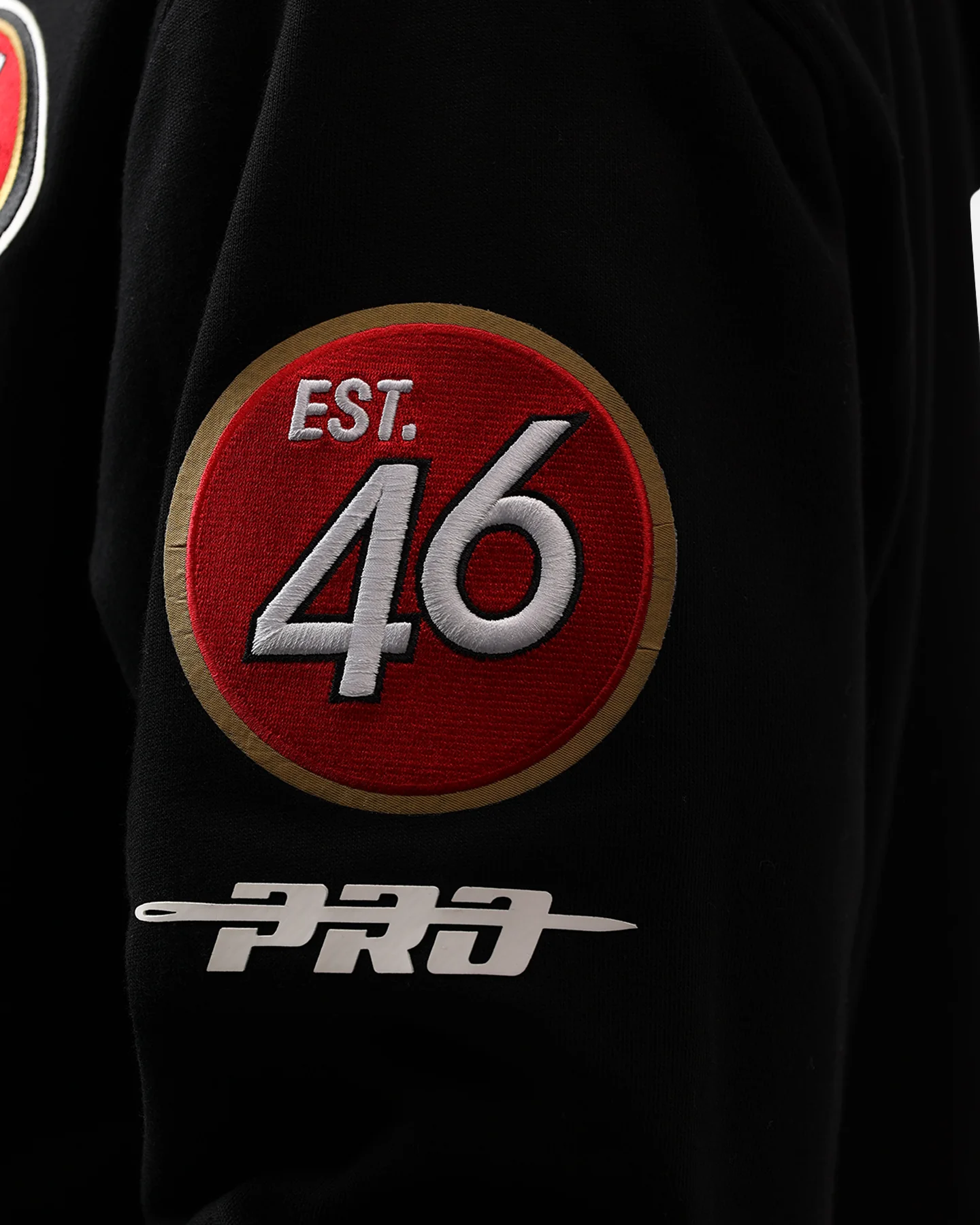 Pro Standard San Francisco 49ers Fast Lane Hoodie Black - Image 8