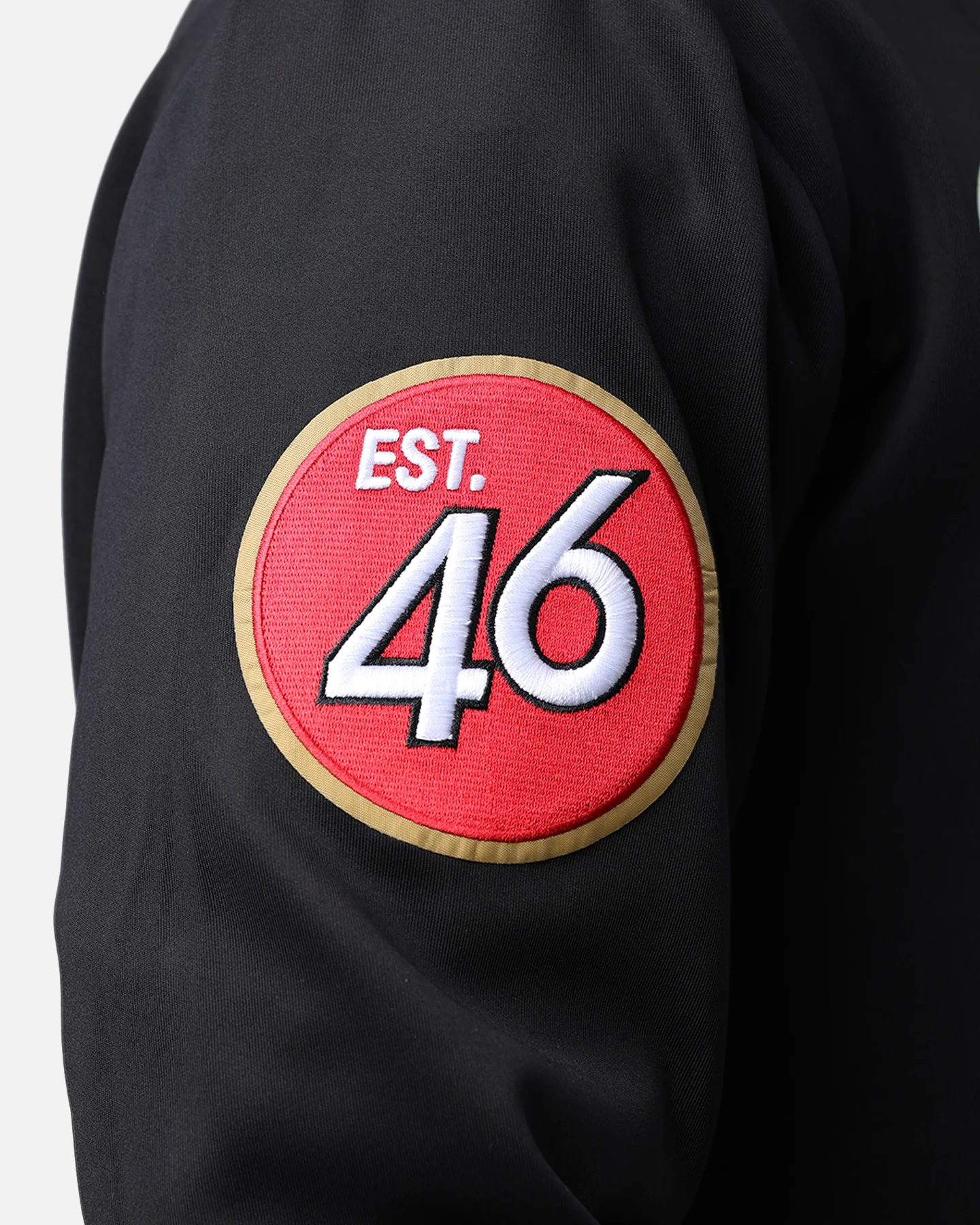 Pro Standard San Francisco 49ers Fast Lane Track Jacket Black/Red - Image 7
