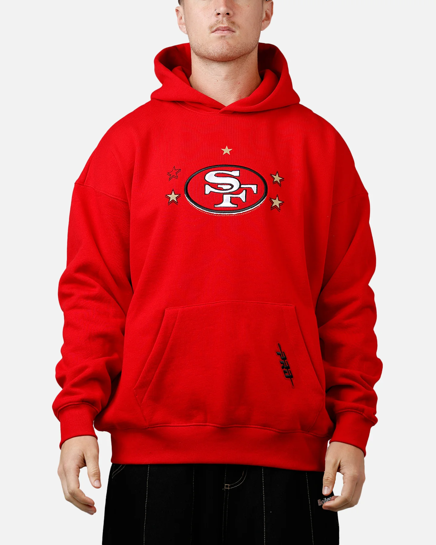 Pro Standard San Francisco 49ers Kickoff Hoodie Red - Image 2