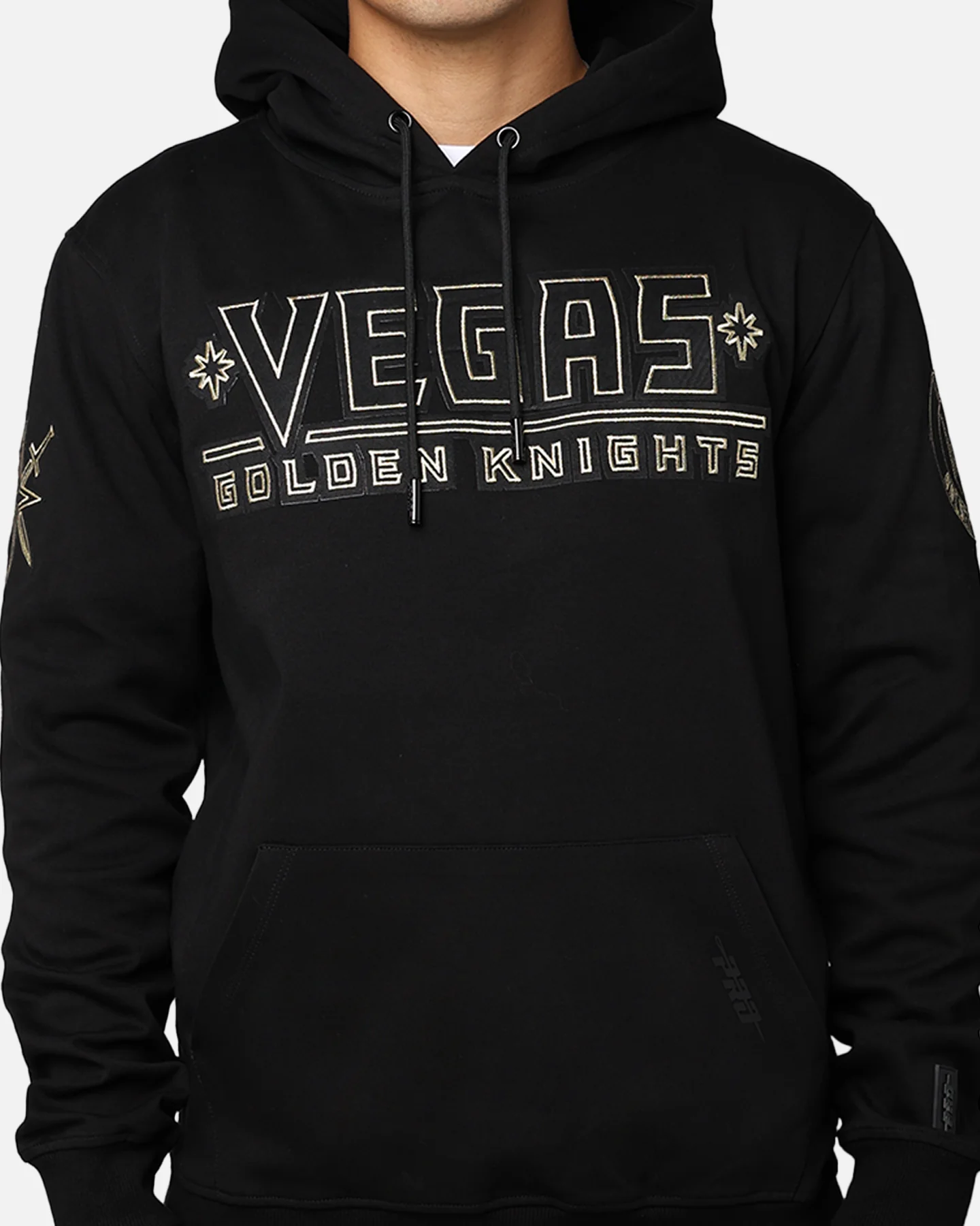 Pro Standard Vegas Golden Knights Black And White Hoodie Black - Image 4