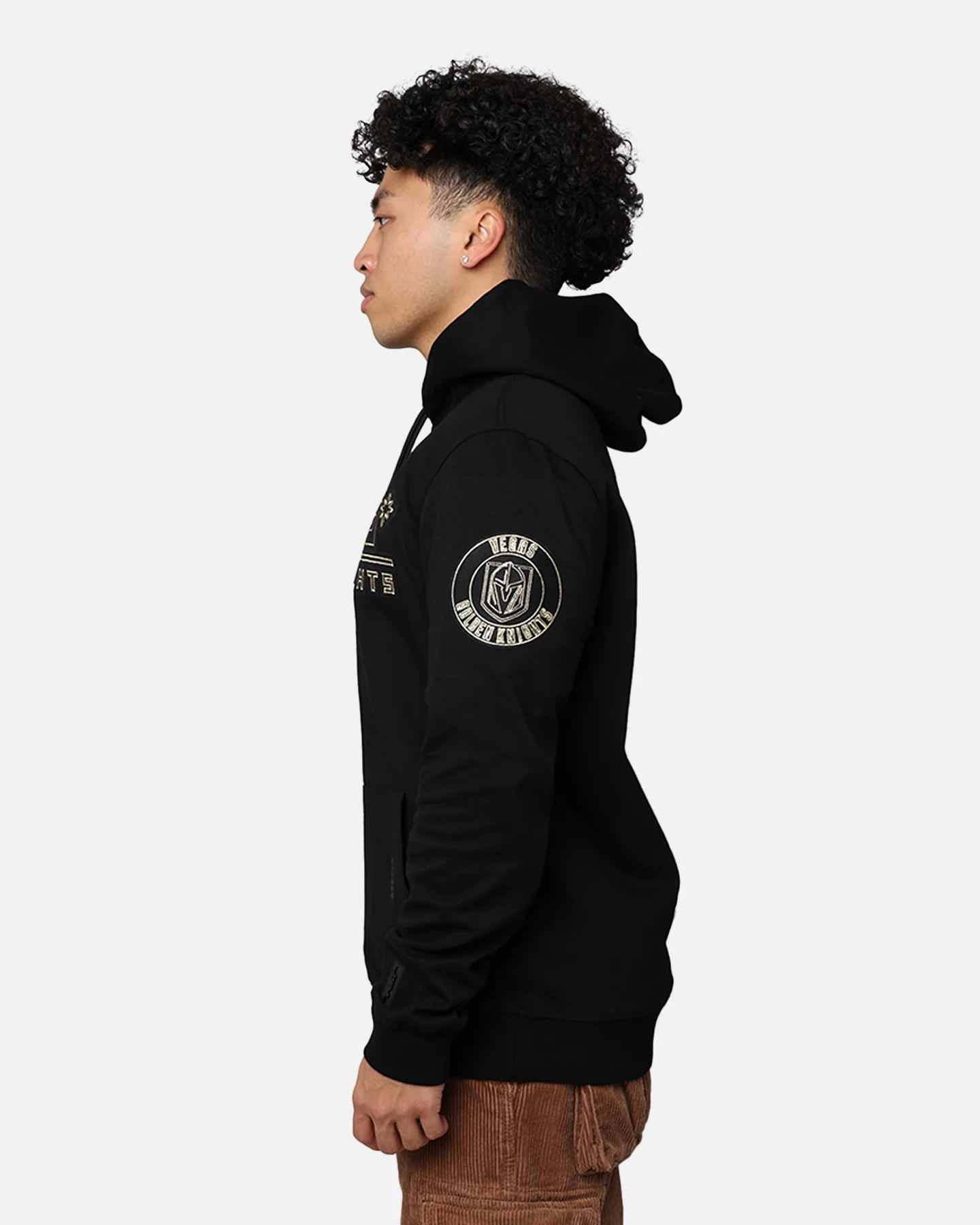 Pro Standard Vegas Golden Knights Black And White Hoodie Black - Image 7