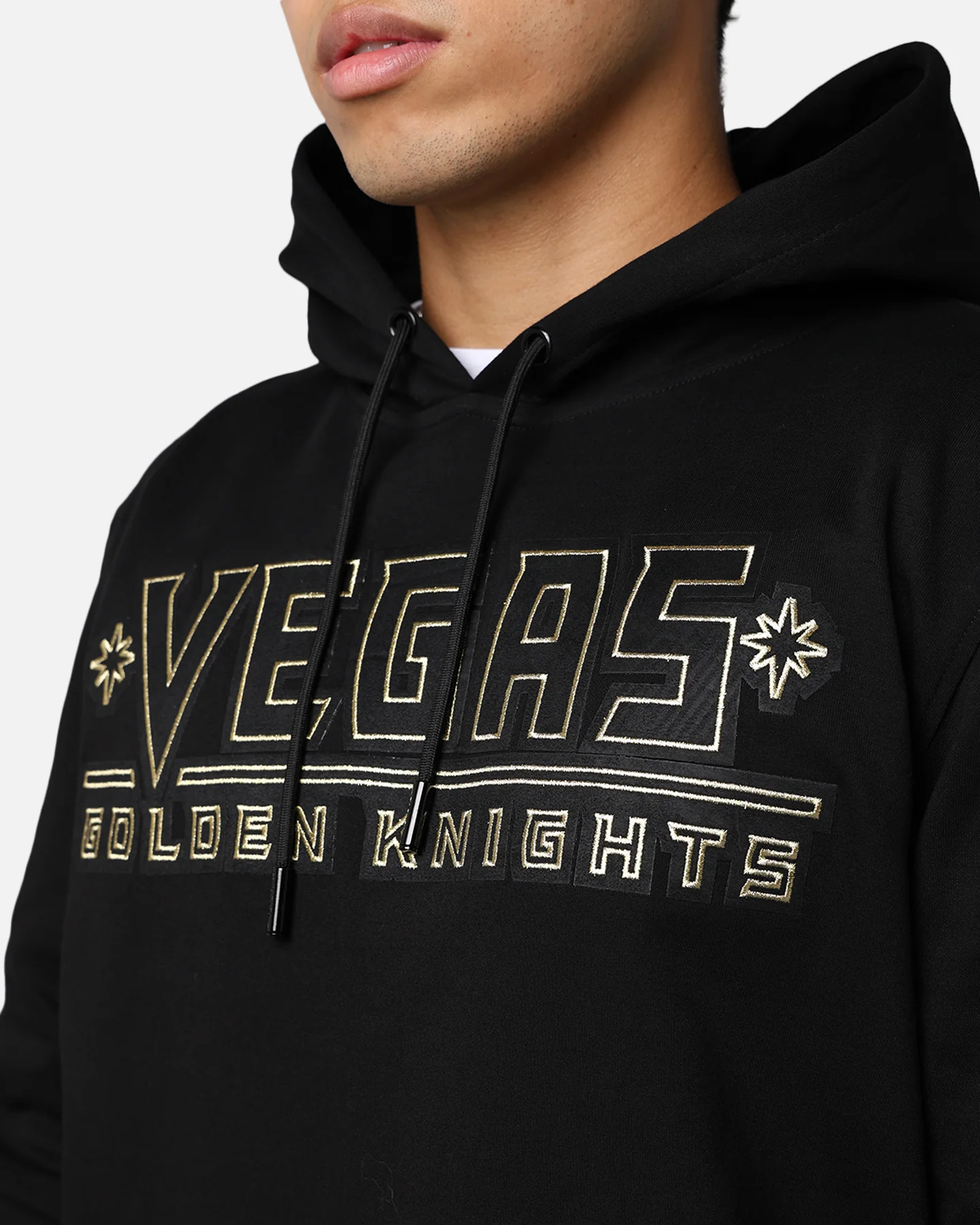Pro Standard Vegas Golden Knights Black And White Hoodie Black - Image 9