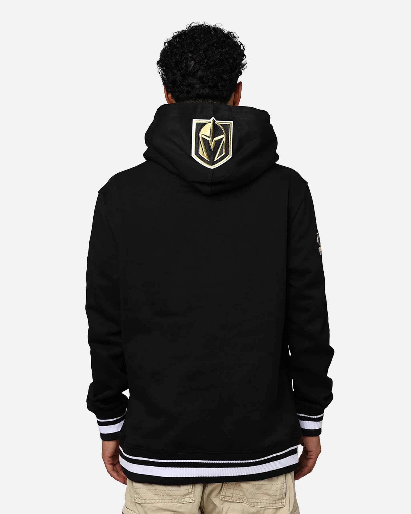 Pro Standard Vegas Golden Knights Fleece Pullover Hoodie Black - Image 3