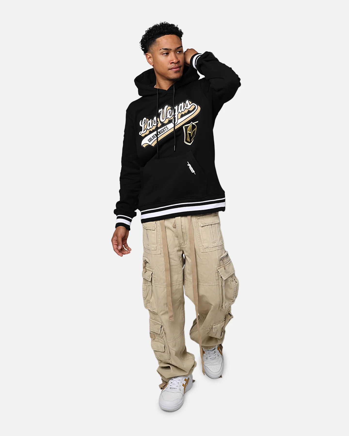 Pro Standard Vegas Golden Knights Fleece Pullover Hoodie Black - Image 6