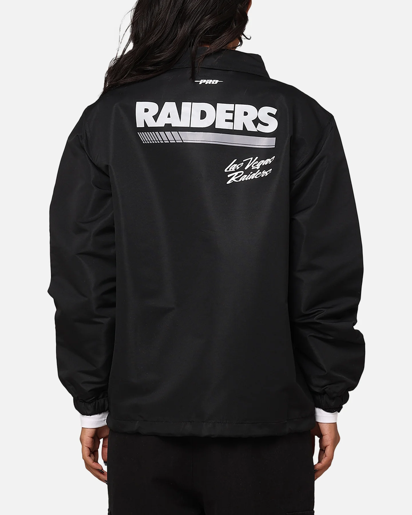 Pro Standard Women's Las Vegas Raiders Fast Lane Jacket Black - Image 2