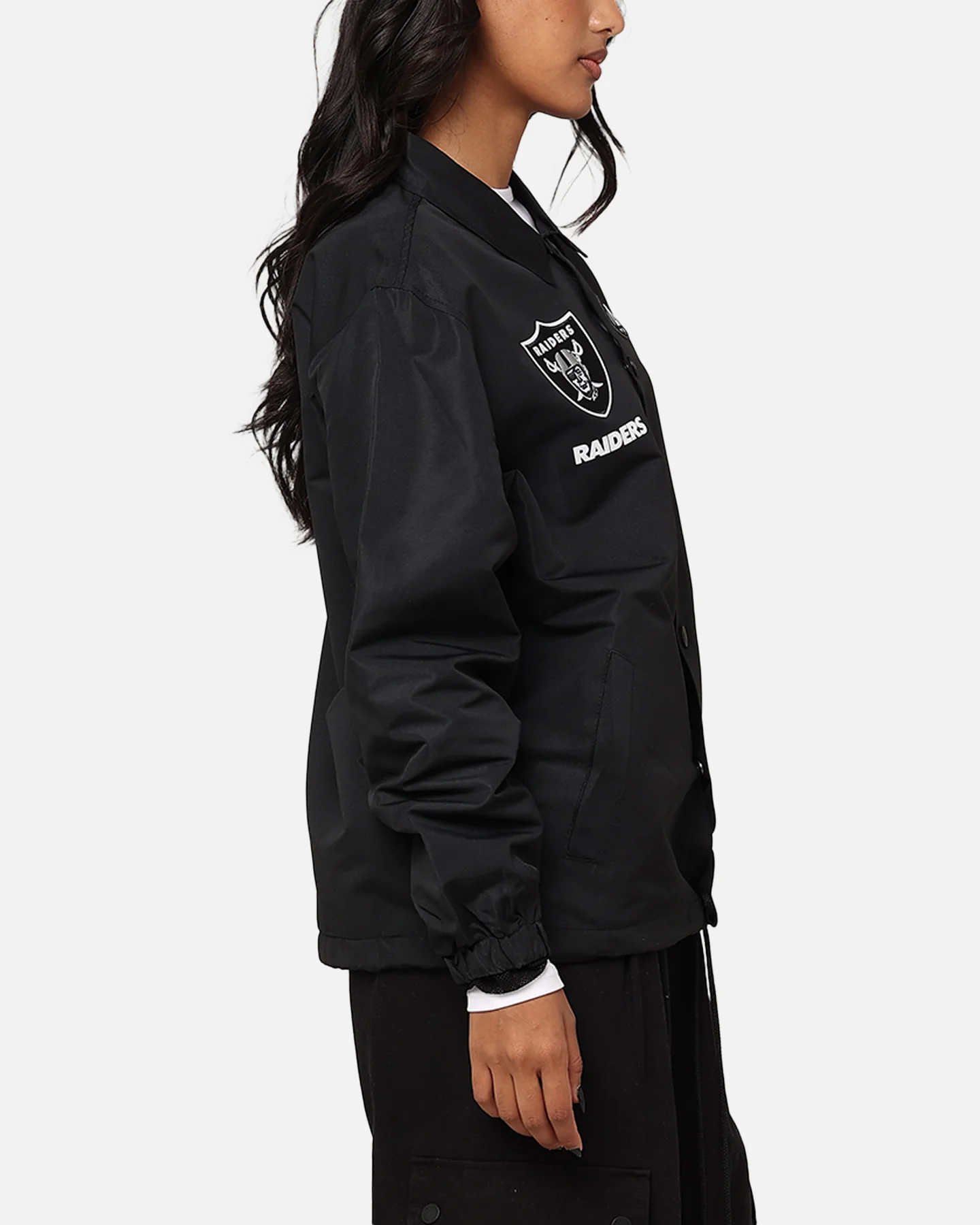 Pro Standard Women's Las Vegas Raiders Fast Lane Jacket Black - Image 5