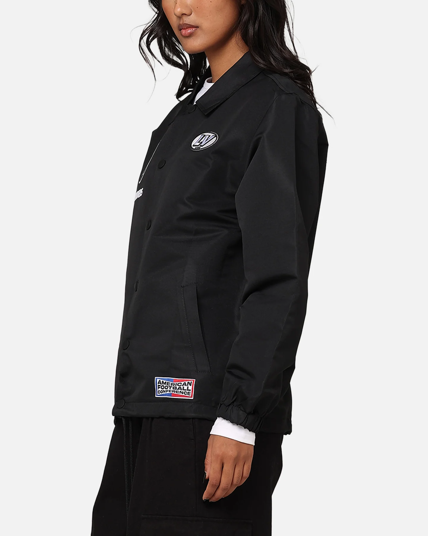 Pro Standard Women's Las Vegas Raiders Fast Lane Jacket Black - Image 6