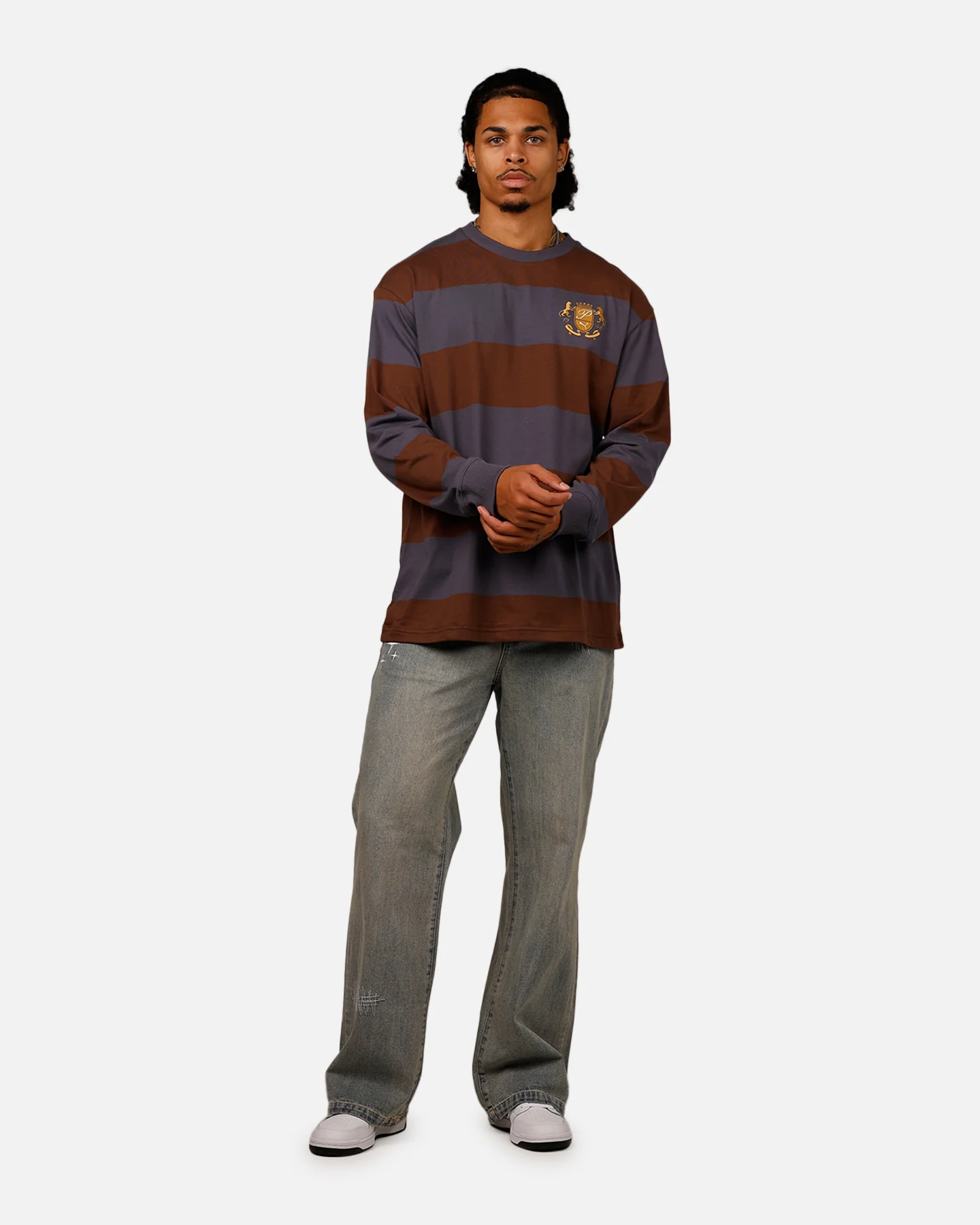 Puma Family Legacy Long Sleeve T-Shirt Brown - Image 3