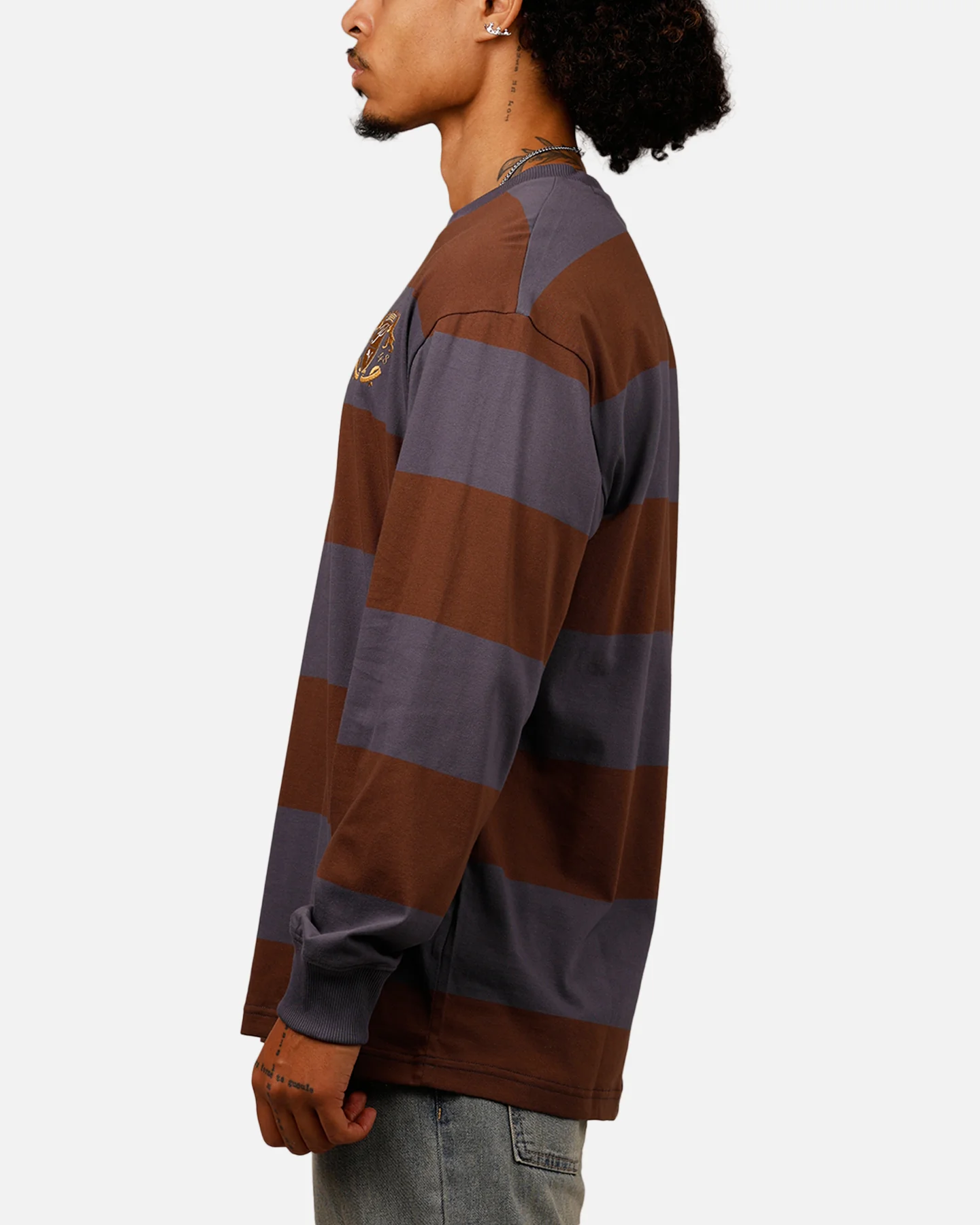 Puma Family Legacy Long Sleeve T-Shirt Brown - Image 5