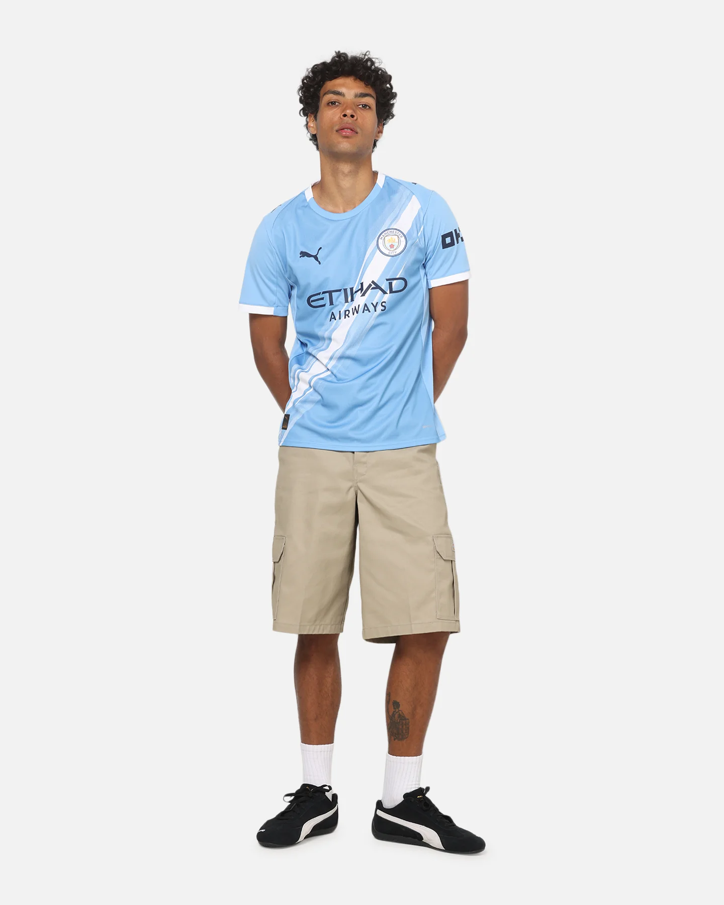 Puma Manchester City FC Home Replica Jersey Light Blue - Image 2