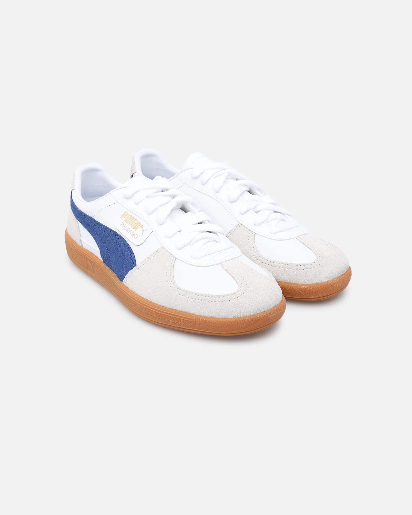 Puma Palermo Leather White/Blue - Image 5