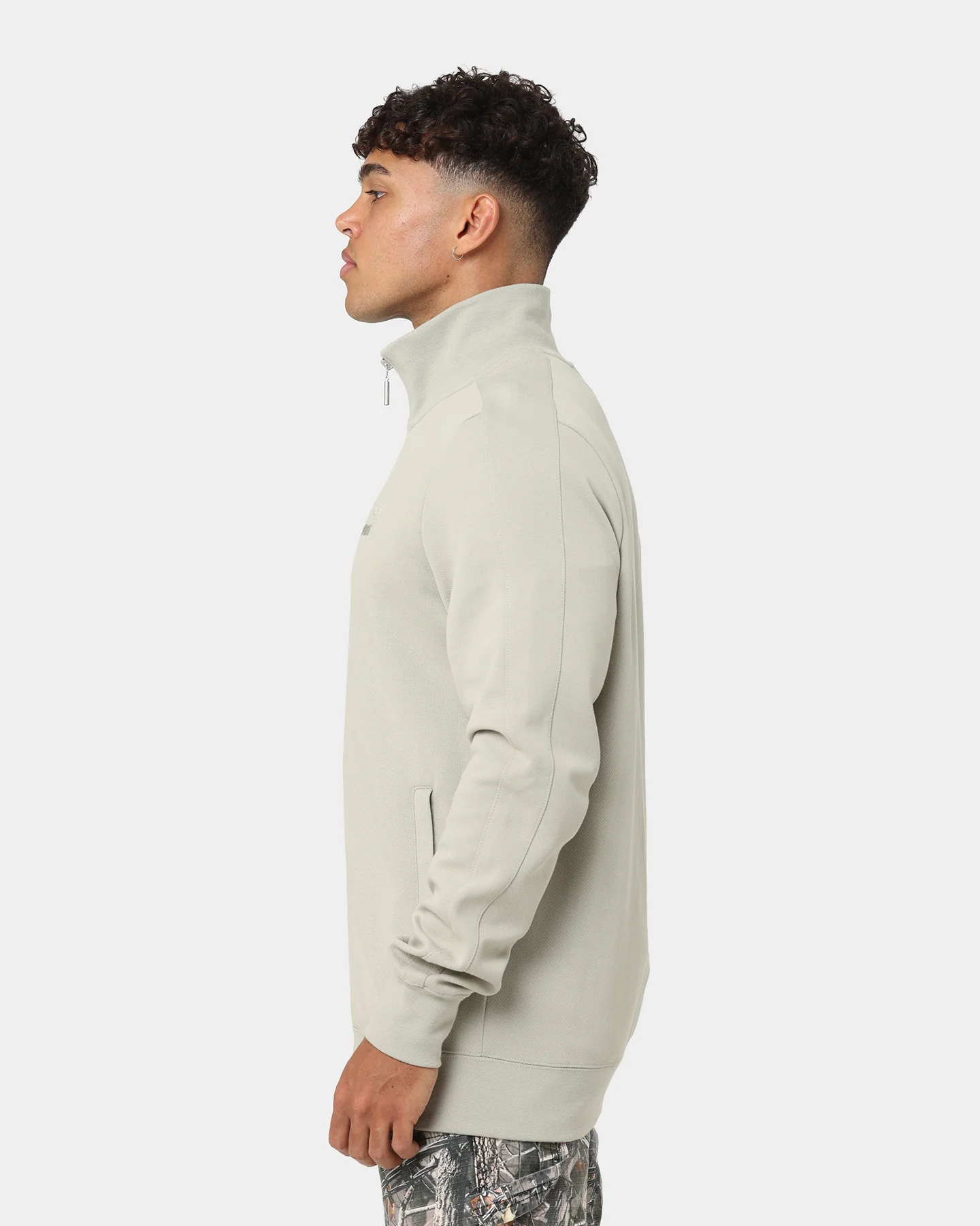 Puma T7 Track Jacket Pebble Grey - Image 6
