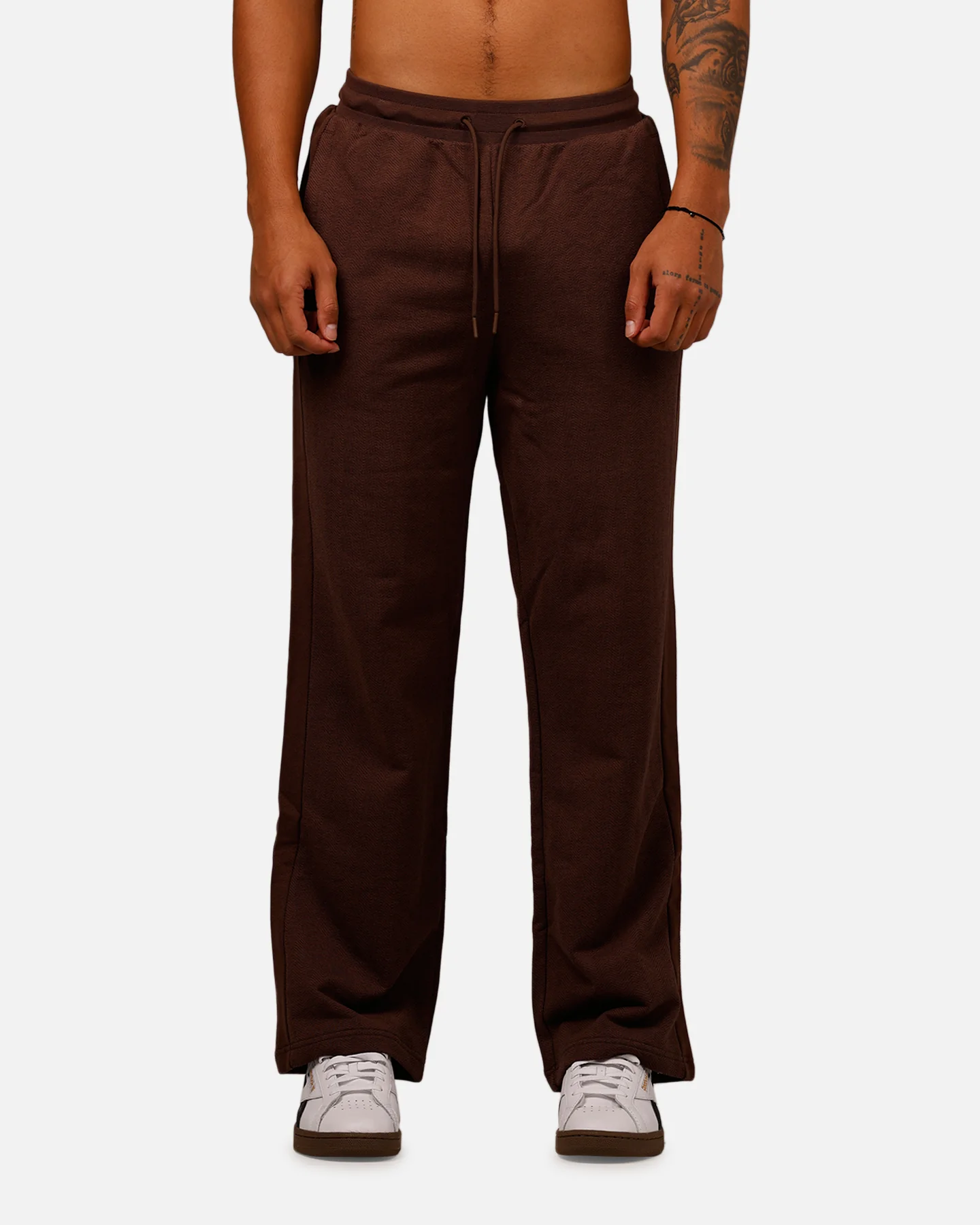Puma T7 Track Pants Brown - Image 6