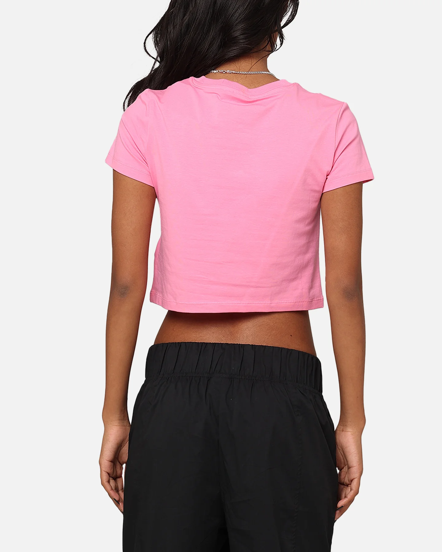 Puma Women's Graphics Hyper Girl Cropped T-Shirt Fast Pink - Image 3