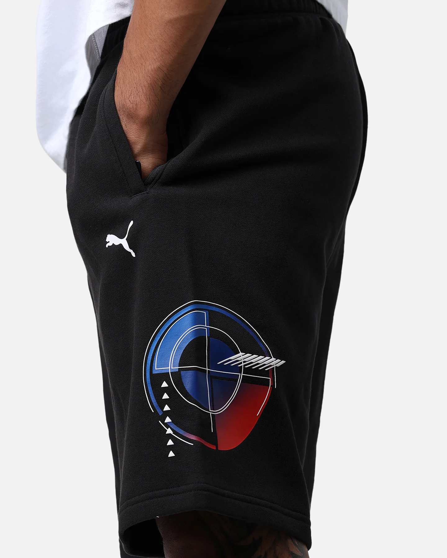 Puma X BMW MMS Graphic Shorts Puma Black - Image 7