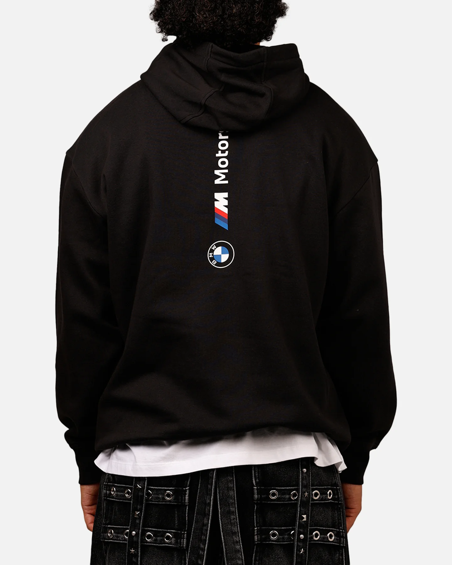 Puma X BMW MMS Motorsport Essential Fleece Hoodie Black - Image 2