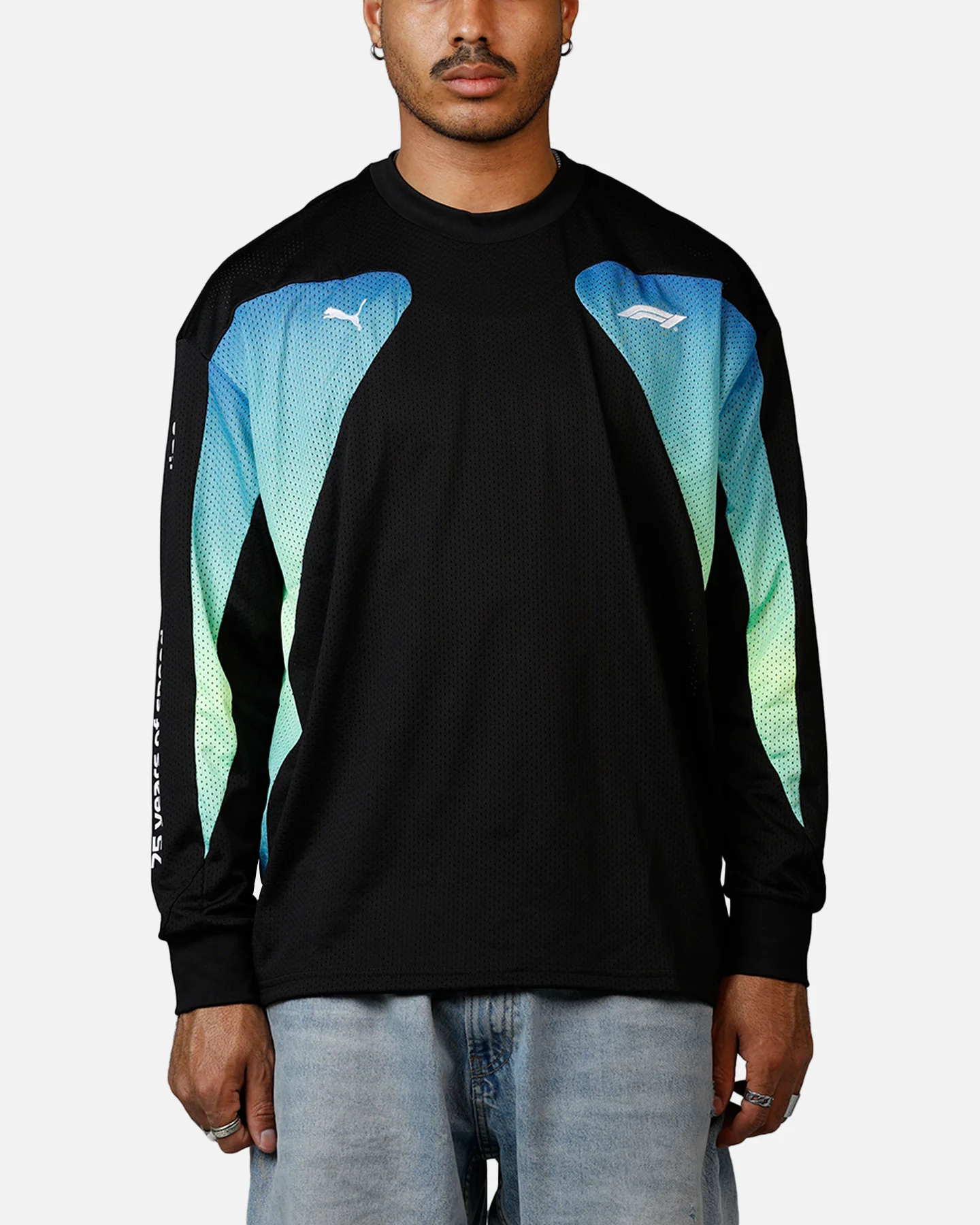 Puma X F1 Long Sleeve T-Shirt Black - Image 2