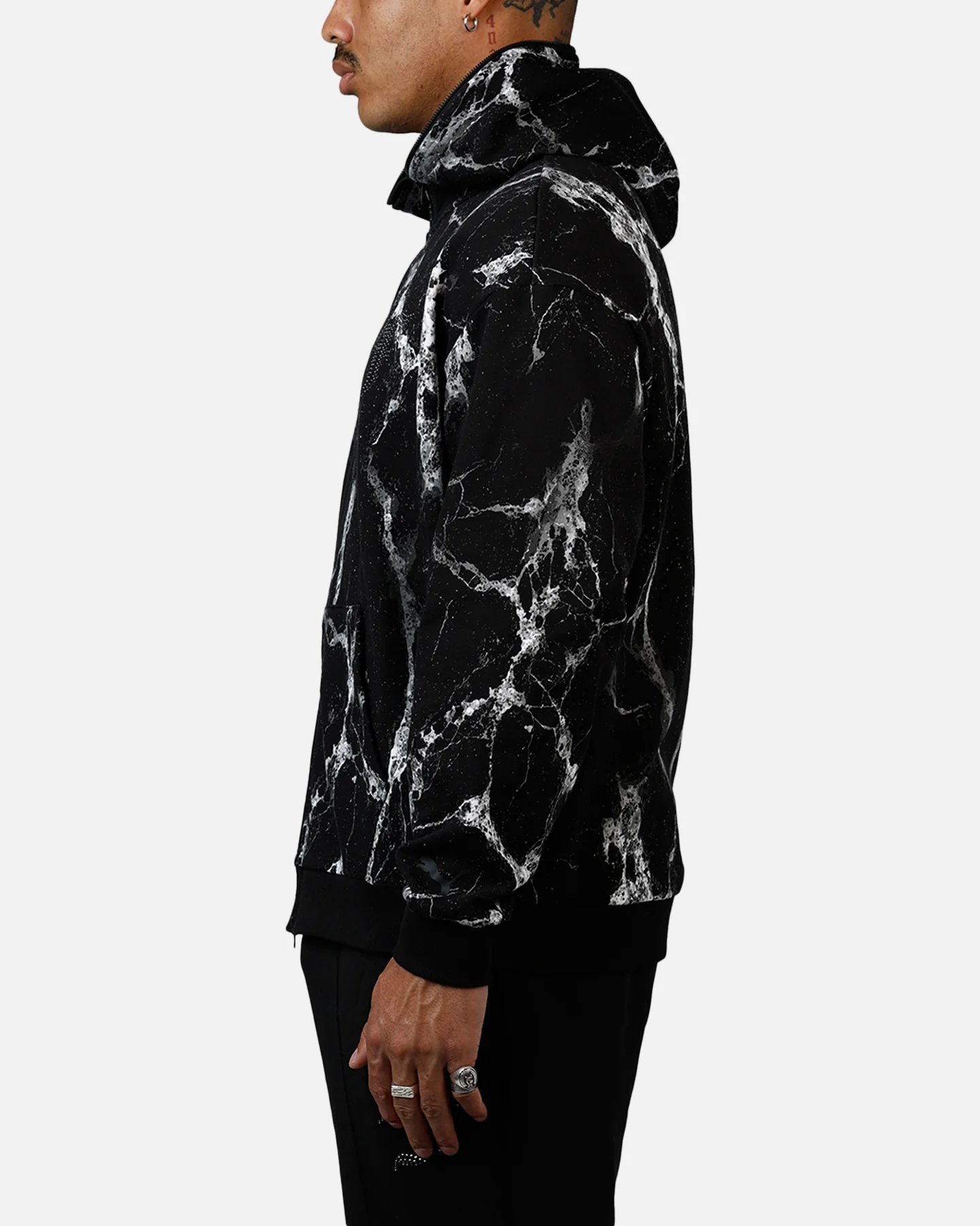 Puma x Lamelo Ball LaFrancé Written In Chrome Hoodie Black - Image 5