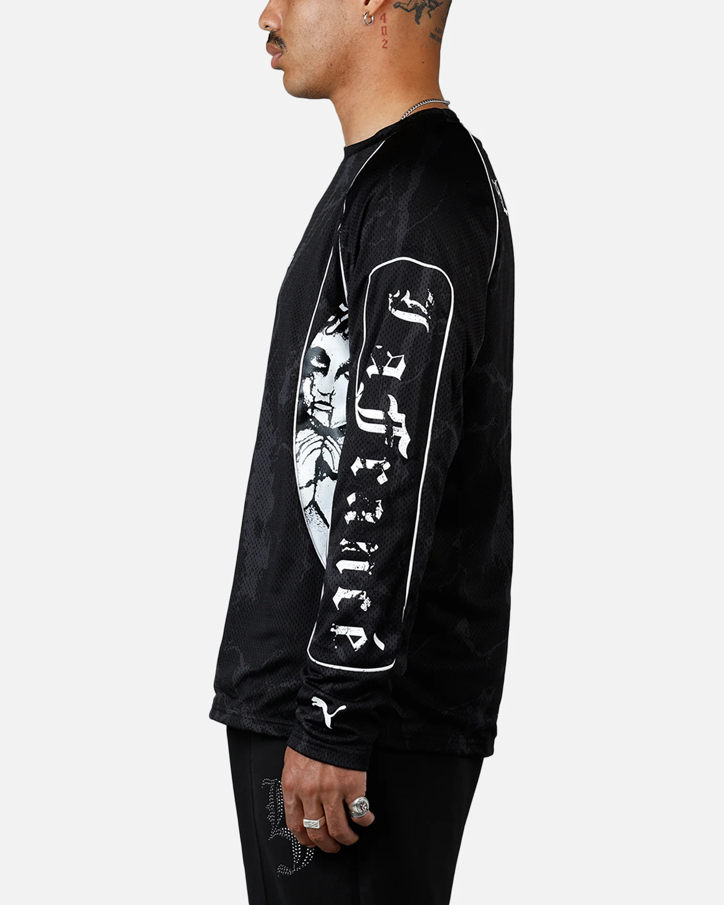Puma x Lamelo Ball LaFrancé Written In Chrome Moto Jersey Black - Image 5