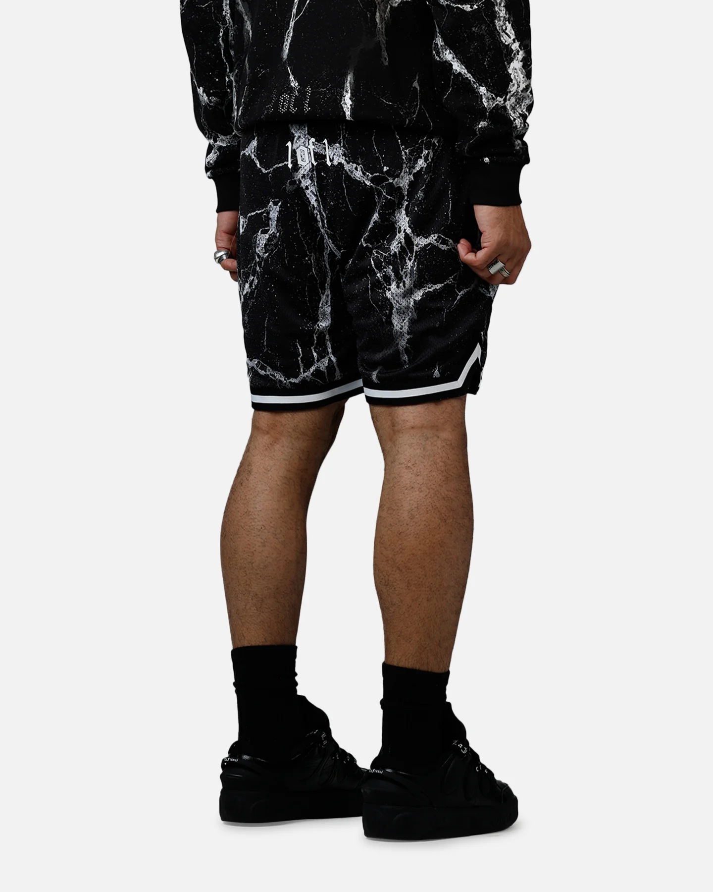 Puma x Lamelo Ball LaFrancé Written In Chrome Shorts Black - Image 3
