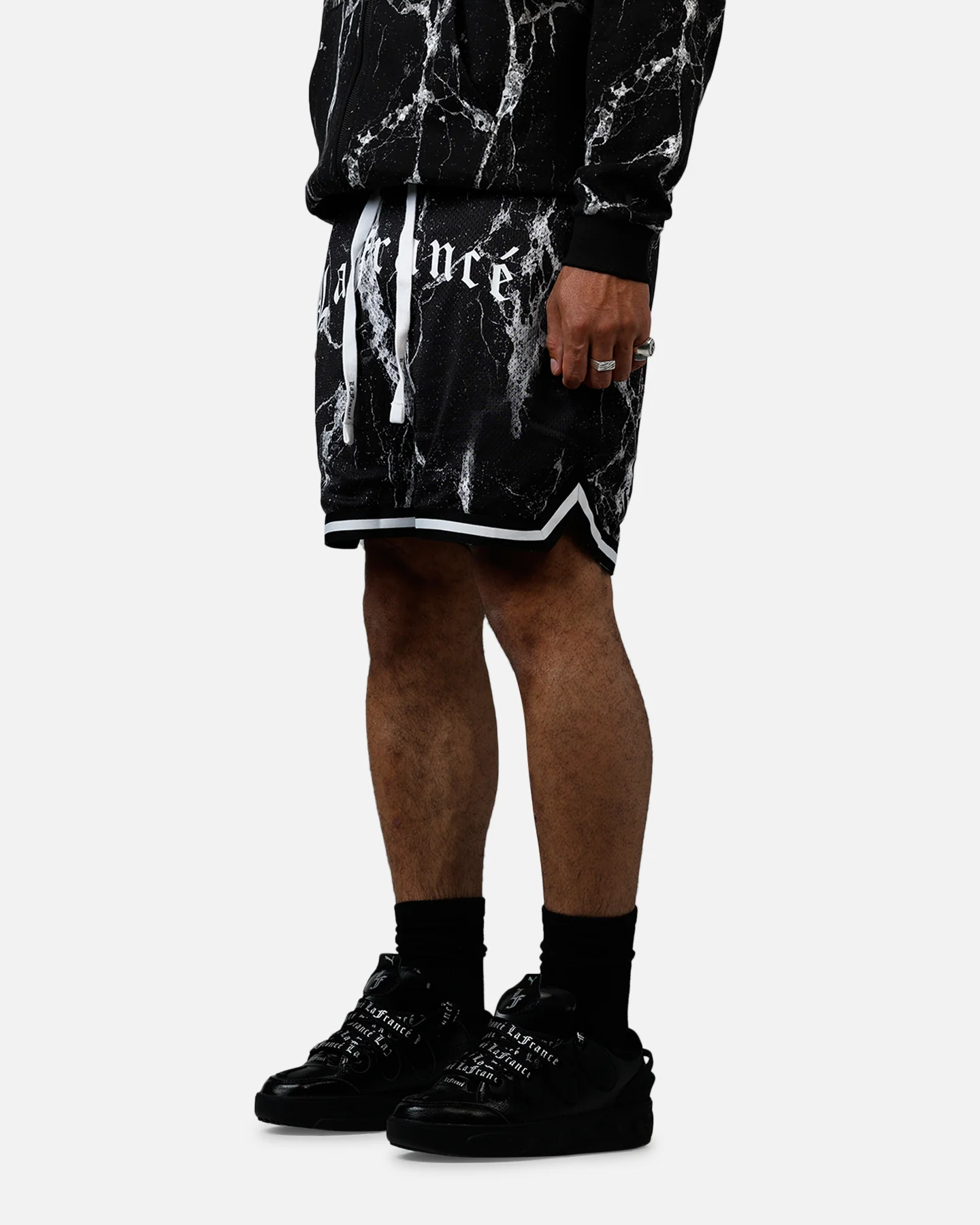 Puma x Lamelo Ball LaFrancé Written In Chrome Shorts Black - Image 4