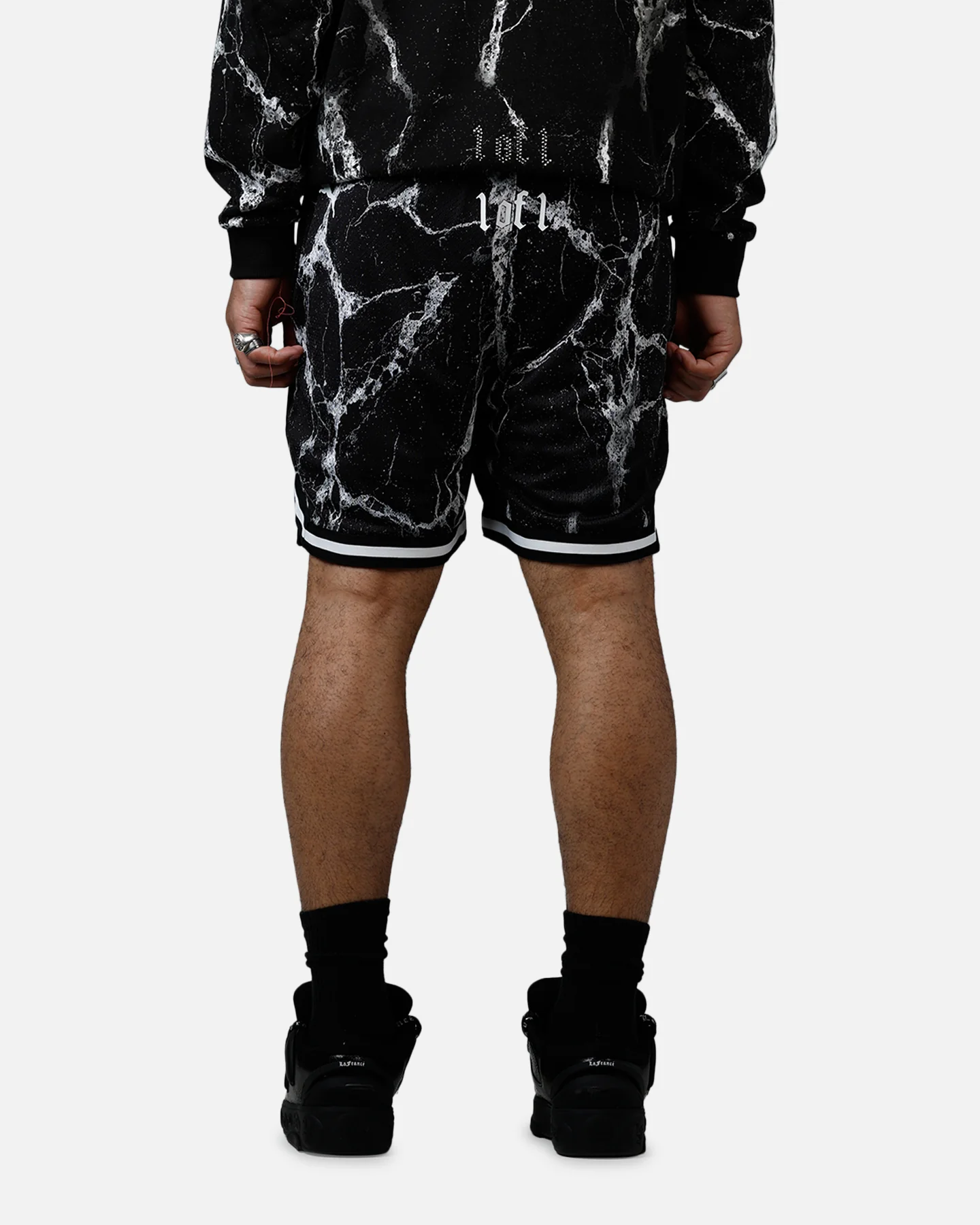 Puma x Lamelo Ball LaFrancé Written In Chrome Shorts Black - Image 5