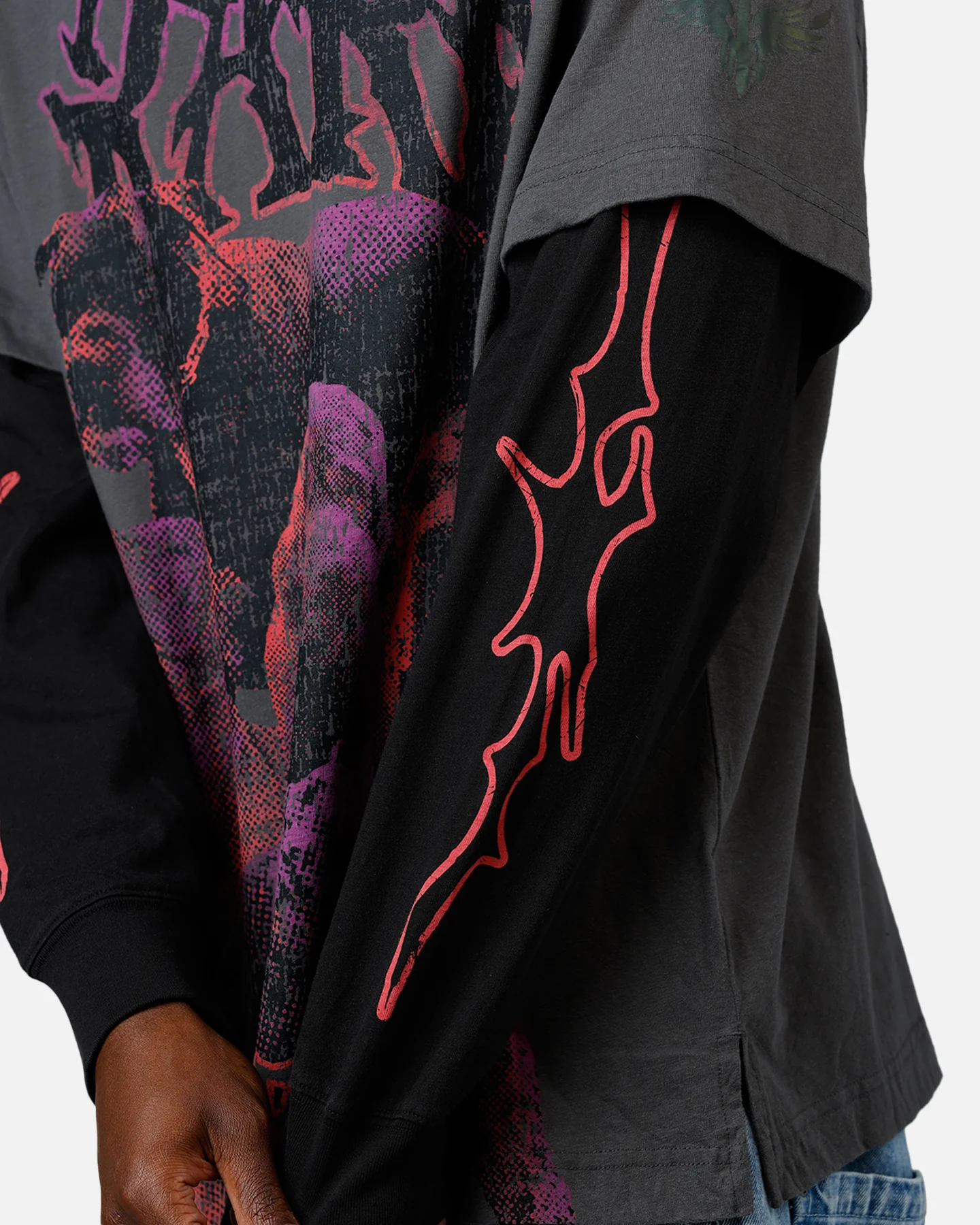 Puma x Lamelo Ball Lamelo World Tour Long Sleeve T-Shirt Dusk - Image 7