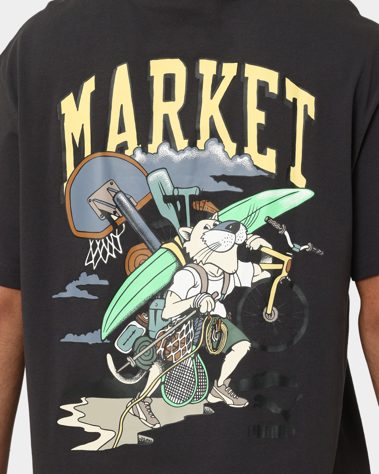 Puma X Market Graphic T-Shirt Puma Black - Image 5