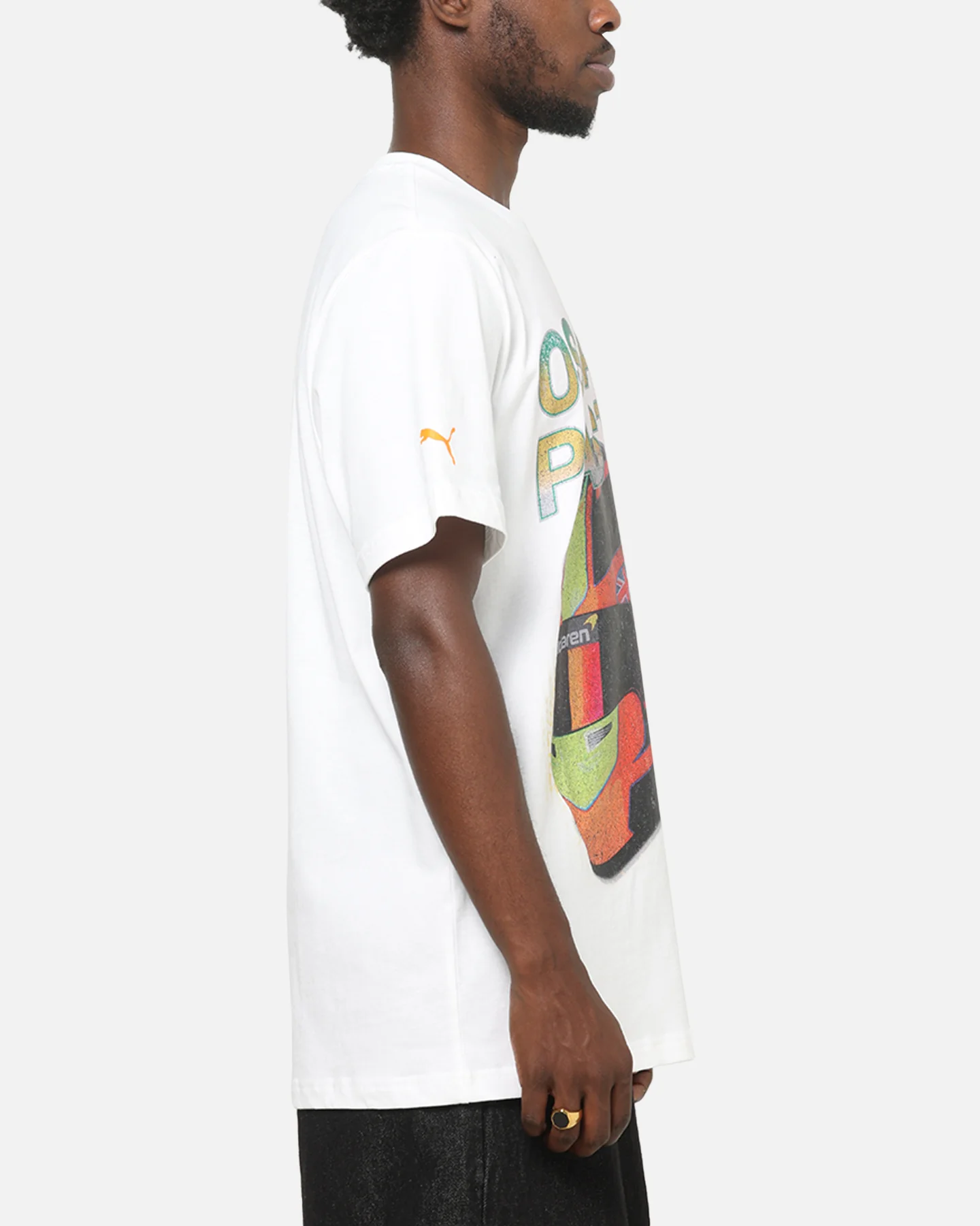 Puma X Mclaren Australia T-Shirt White - Image 4