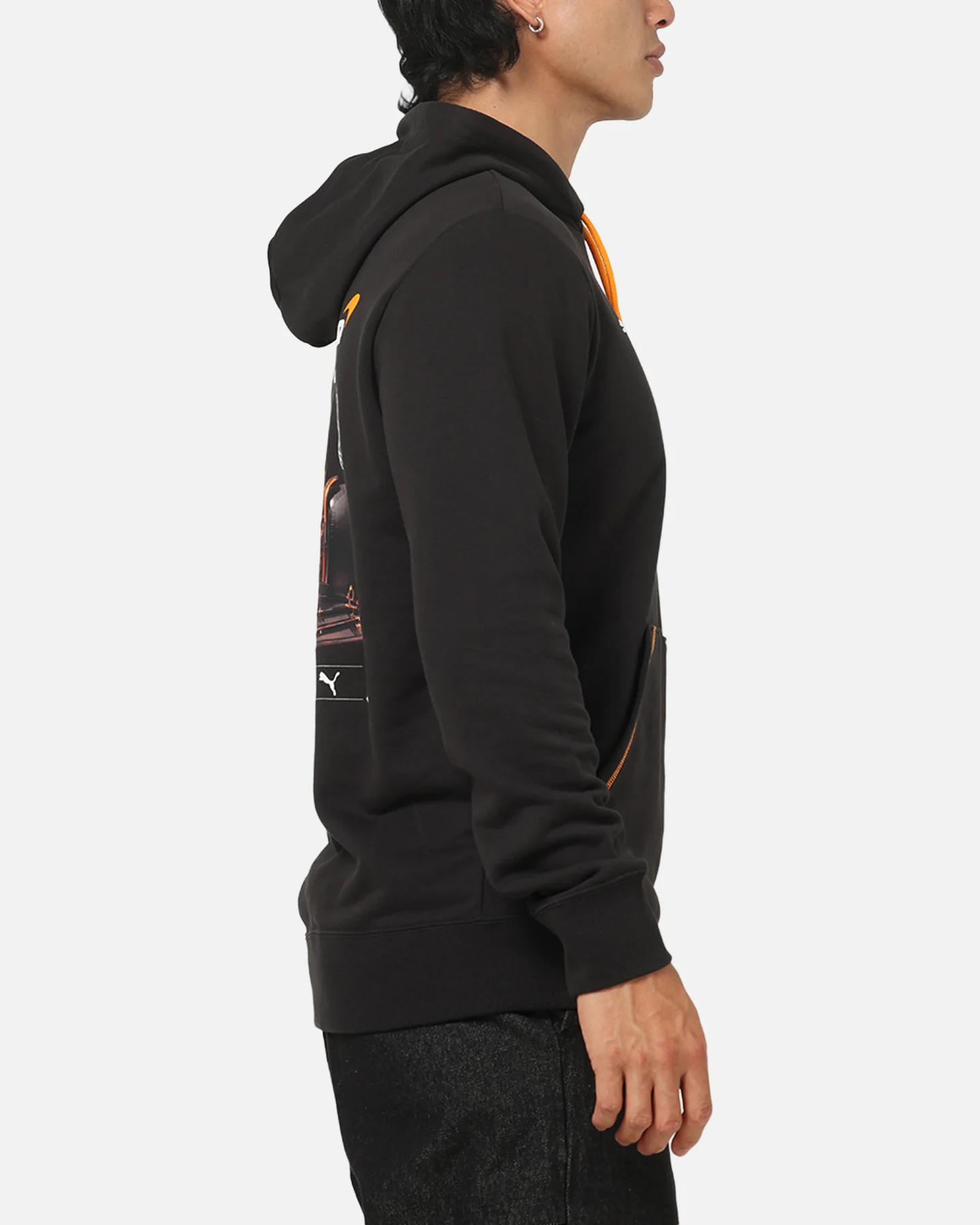 Puma X Mclaren Graphic Hoodie Black - Image 5