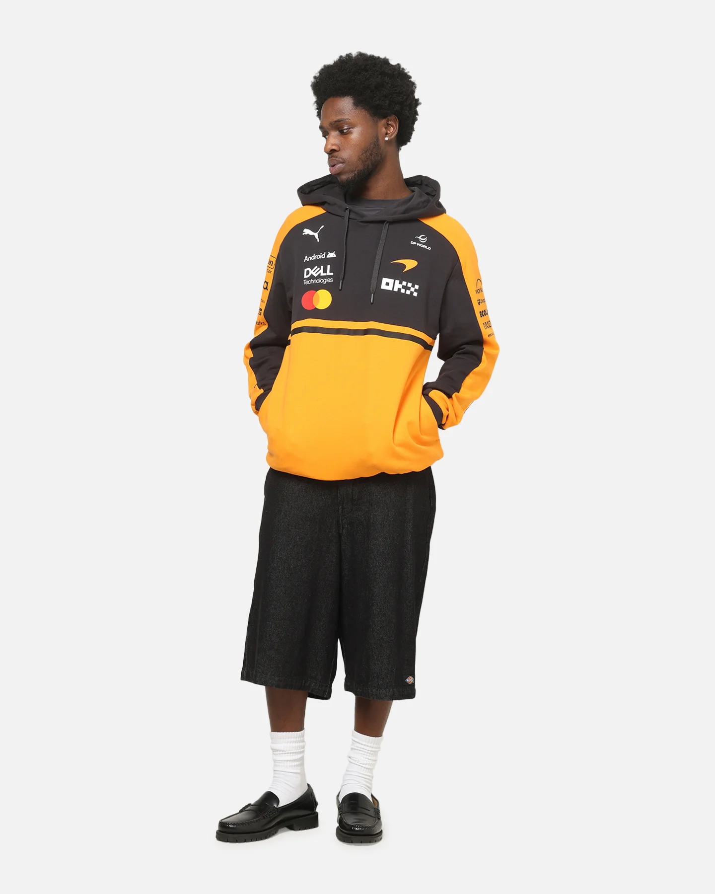 Puma X Mclaren Replica Hoodie Papaya - Image 3