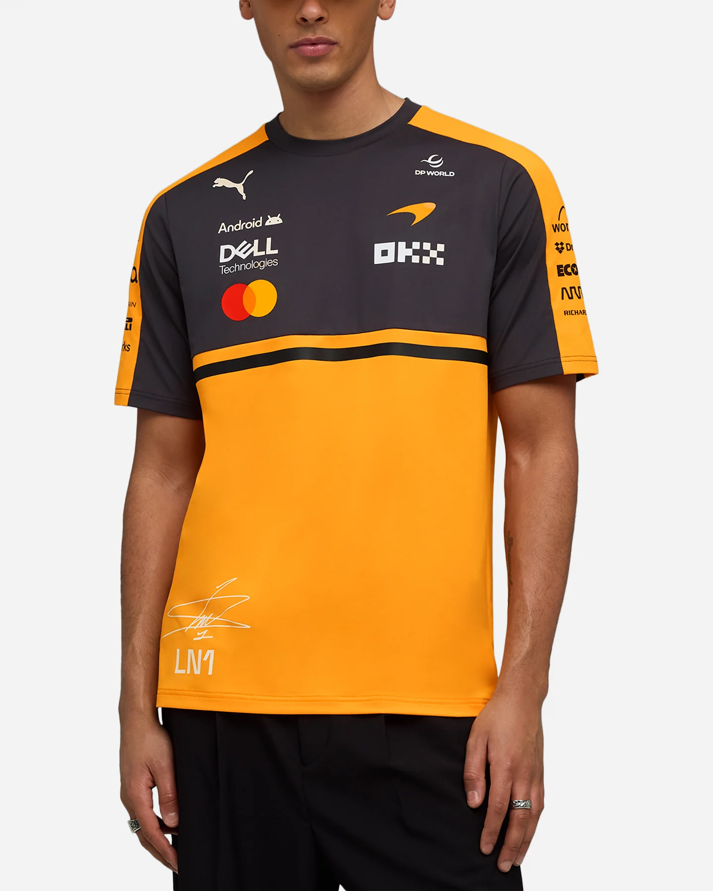 Puma X Mclaren Replica Lando Norris T-Shirt Papaya