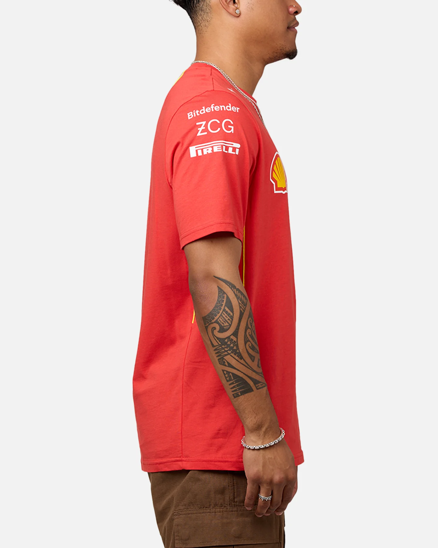 Puma X Scuderia Ferrari 2024 Team T-Shirt Burnt Red - Image 4