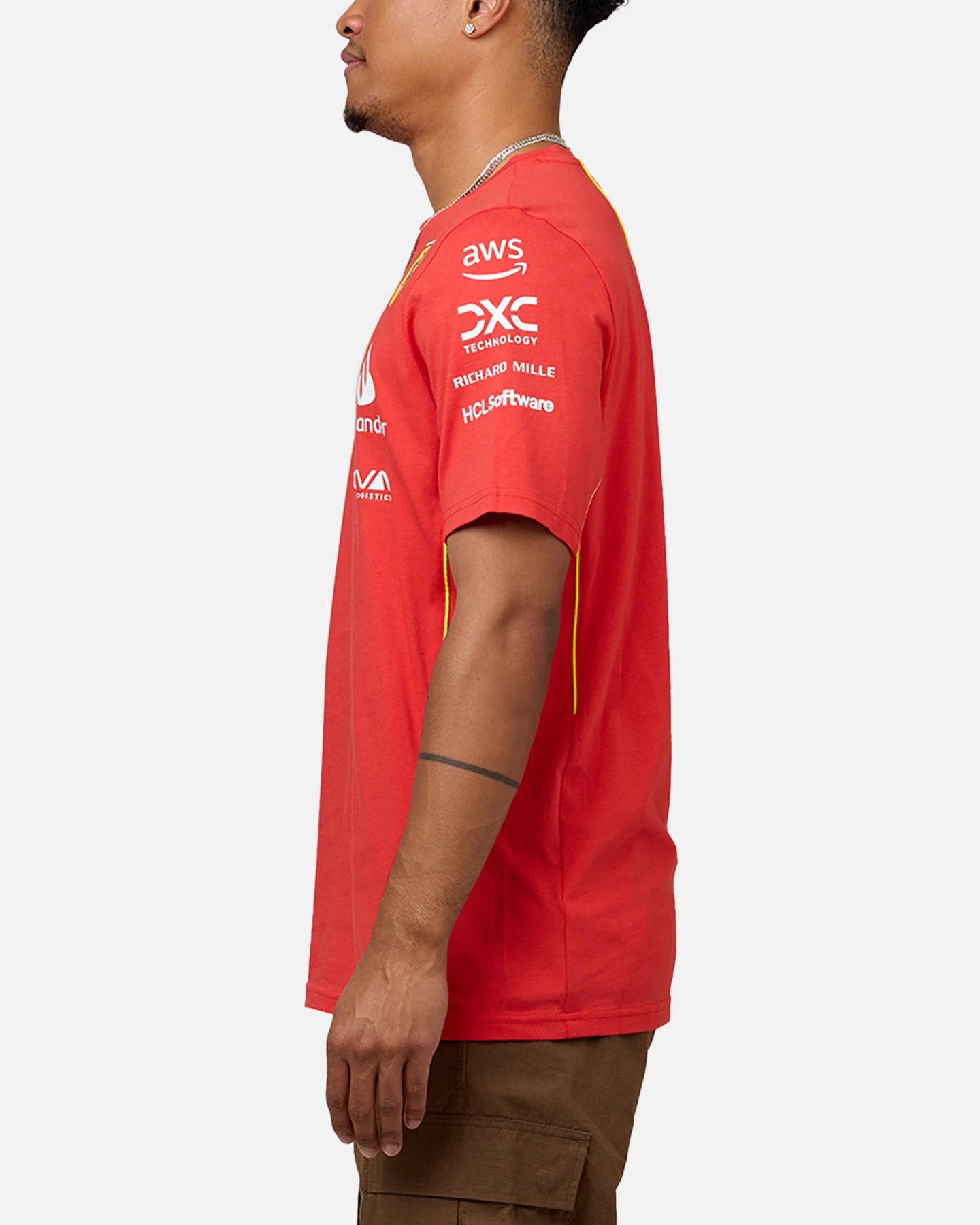 Puma X Scuderia Ferrari 2024 Team T-Shirt Burnt Red - Image 5