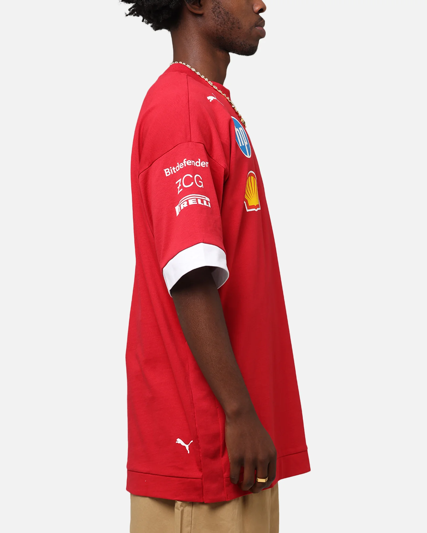 Puma X Scuderia Ferrari Drivers T-Shirt Cherry - Image 5