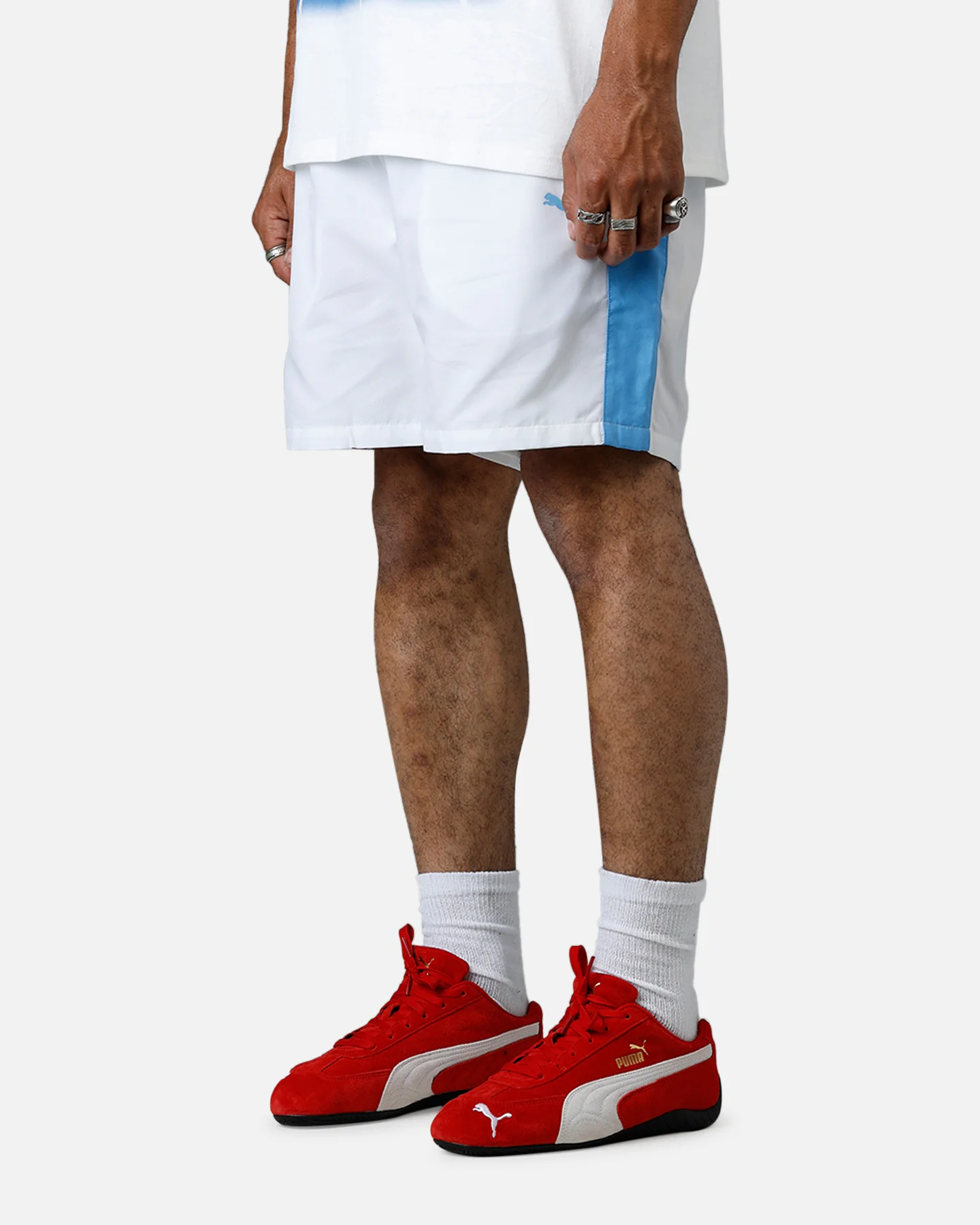 Puma x Scuderia Ferrari Miami Limited Edition T7 Shorts White - Image 4