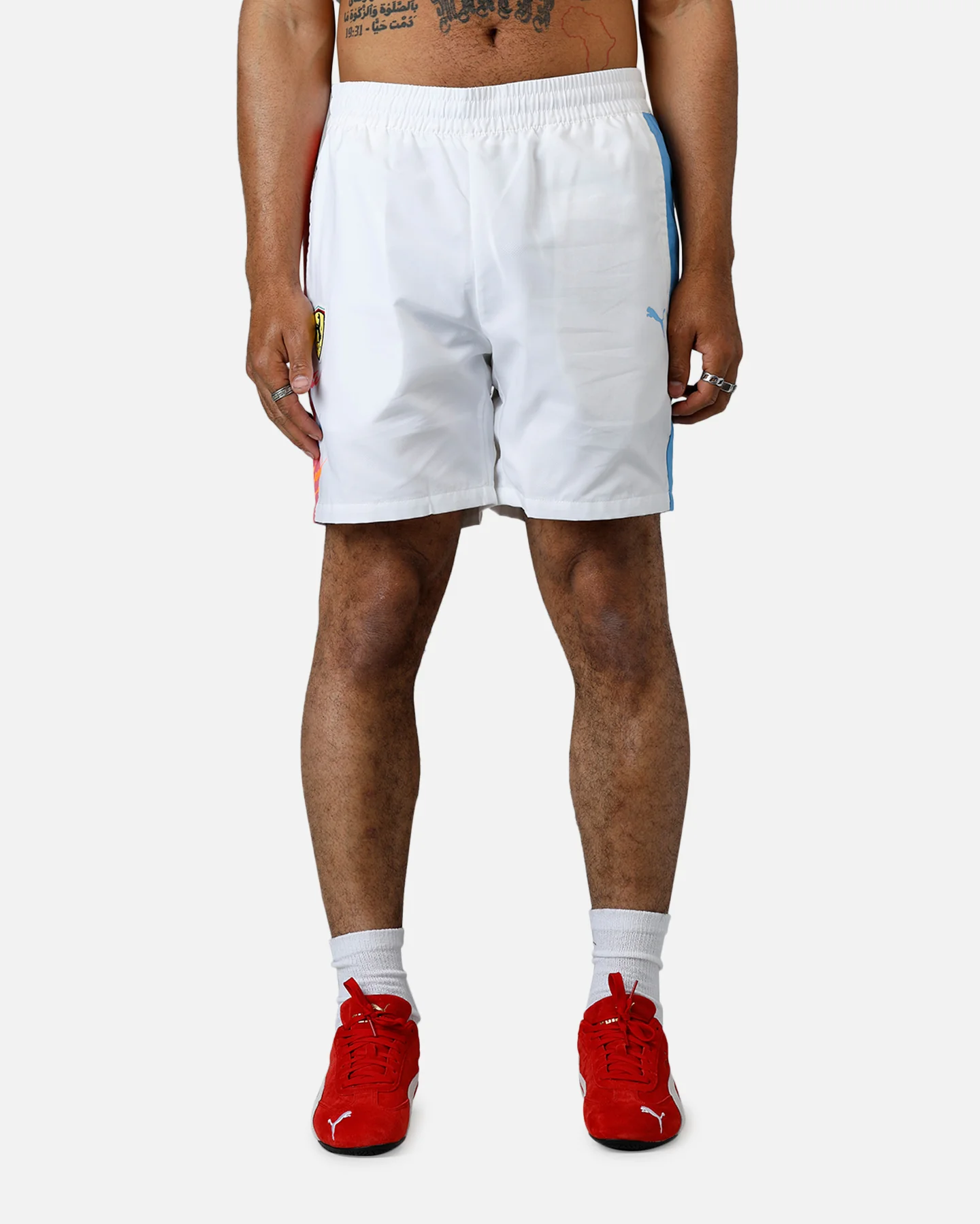 Puma x Scuderia Ferrari Miami Limited Edition T7 Shorts White - Image 6