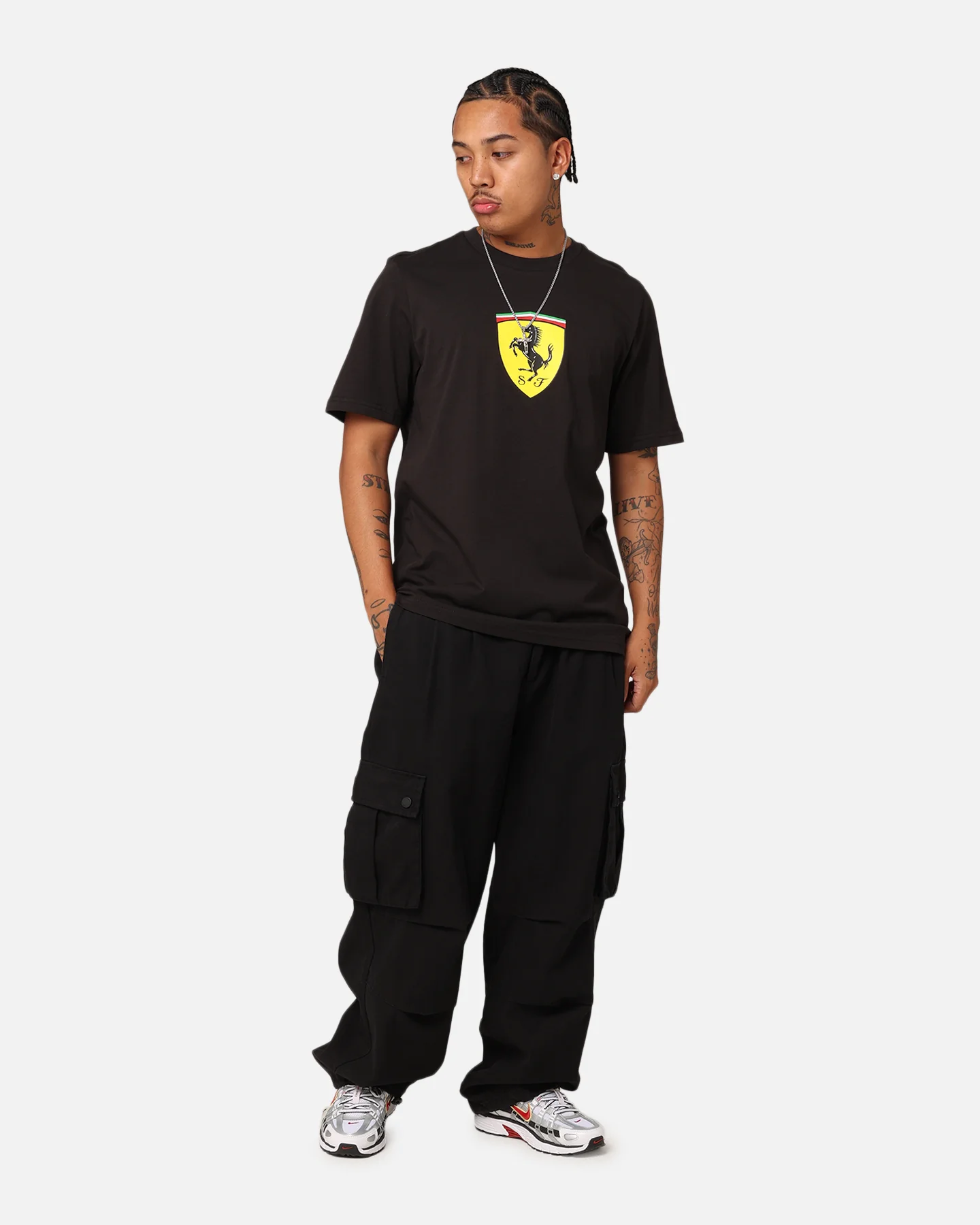 Puma X Scuderia Ferrari Race Big Shield T-Shirt Black - Image 2