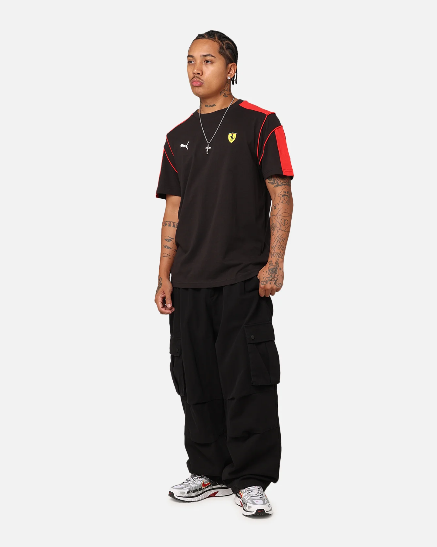 Puma X Scuderia Ferrari Race MT7 T-Shirt Black - Image 2