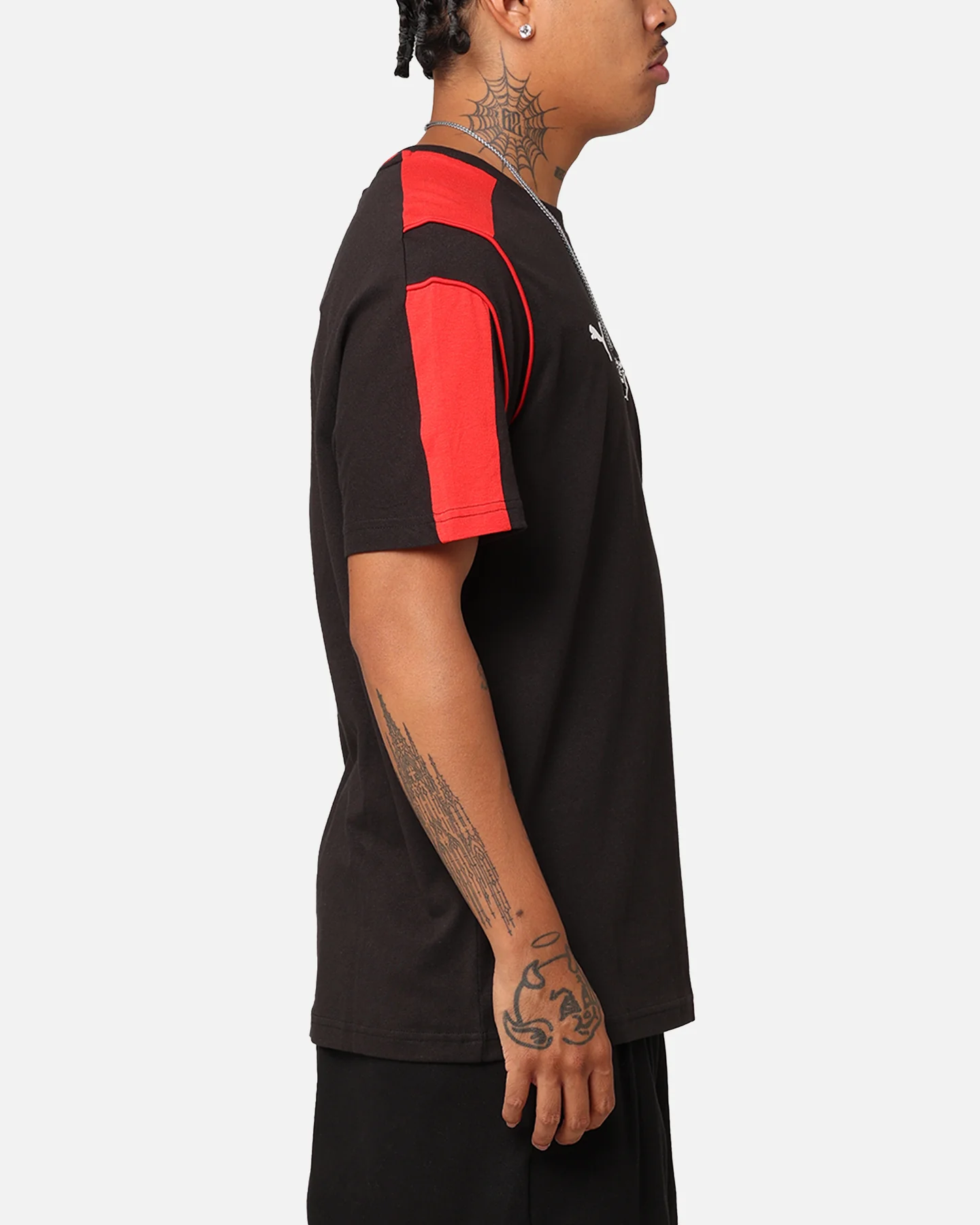 Puma X Scuderia Ferrari Race MT7 T-Shirt Black - Image 4