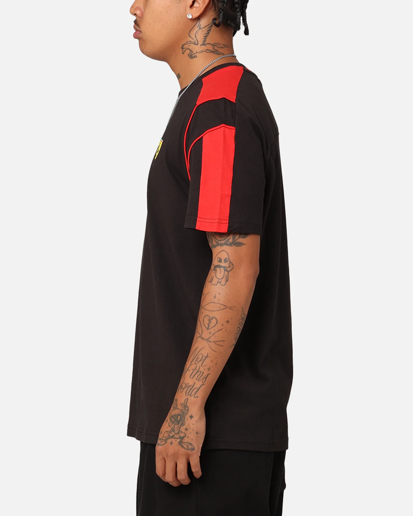 Puma X Scuderia Ferrari Race MT7 T-Shirt Black - Image 5