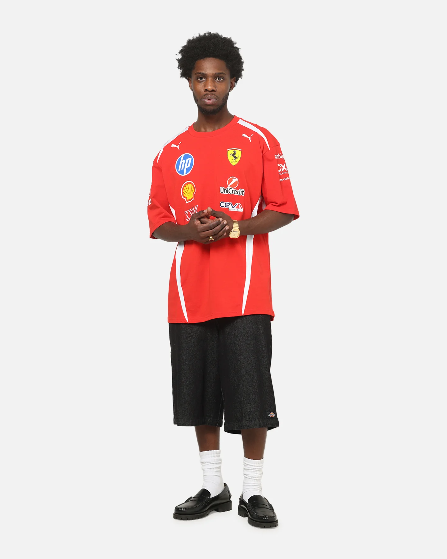 Puma X Scuderia Ferrari Replica Drivers T-Shirt Red - Image 3