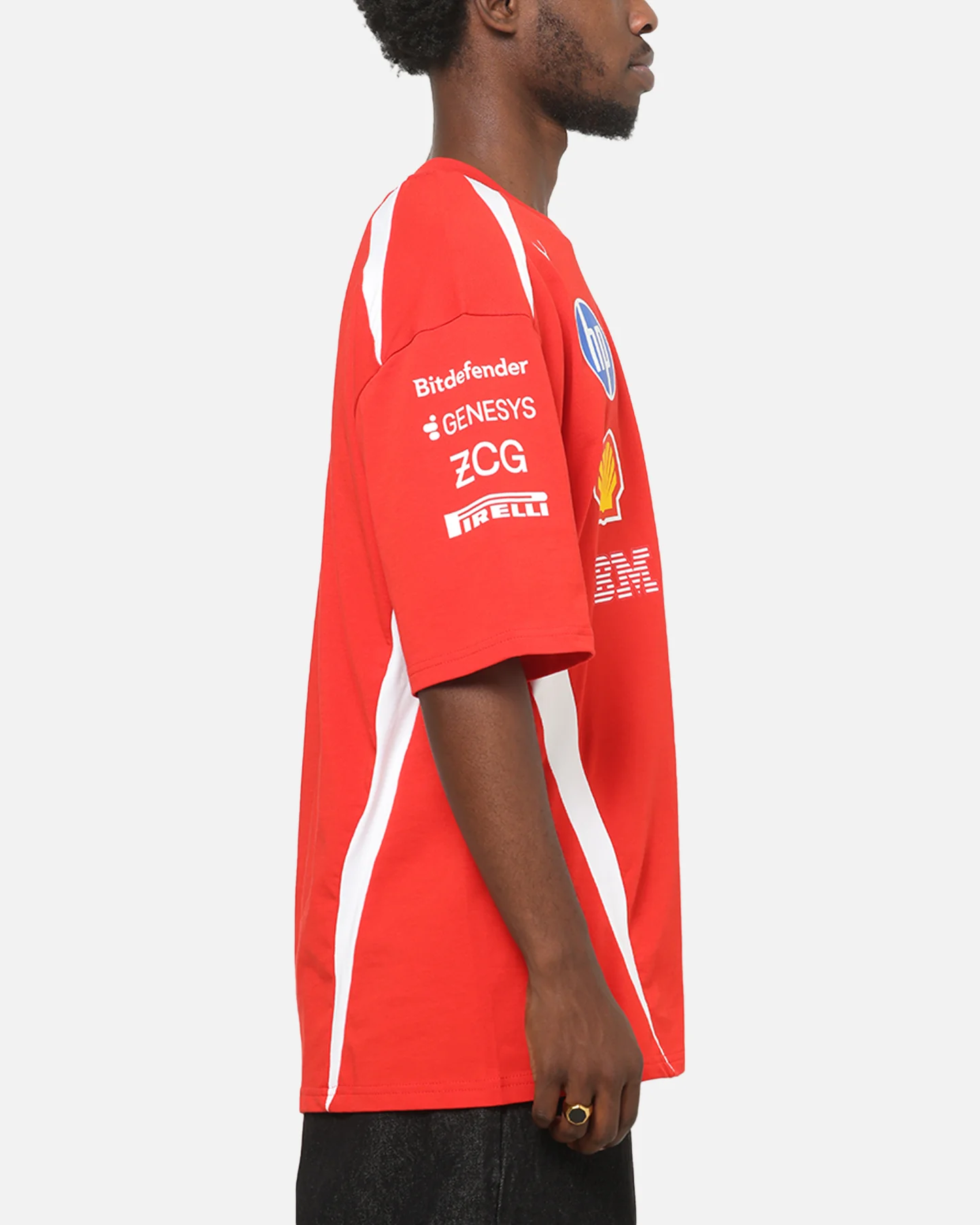 Puma X Scuderia Ferrari Replica Drivers T-Shirt Red - Image 5