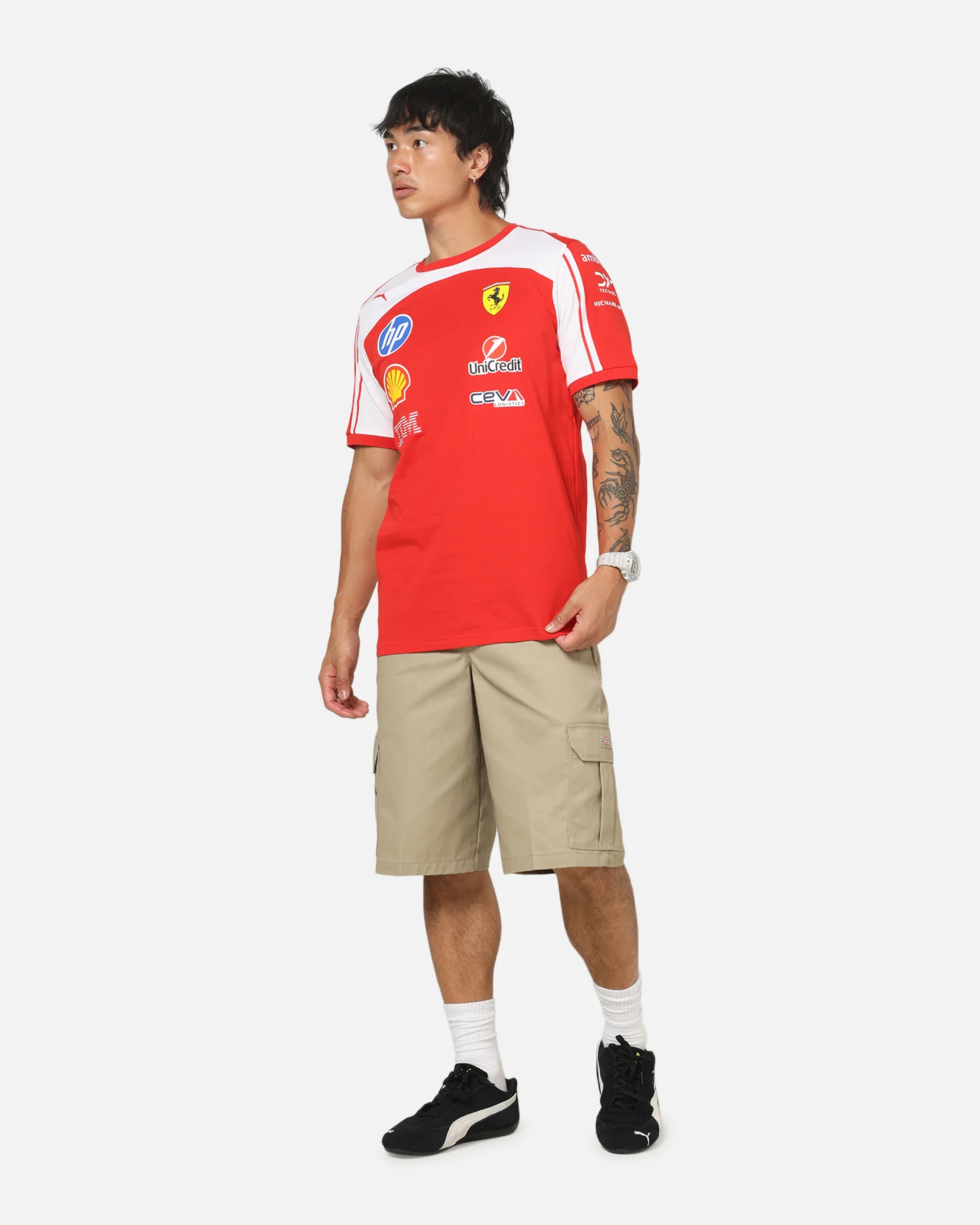 Puma X Scuderia Ferrari Replica T-Shirt Red - Image 3