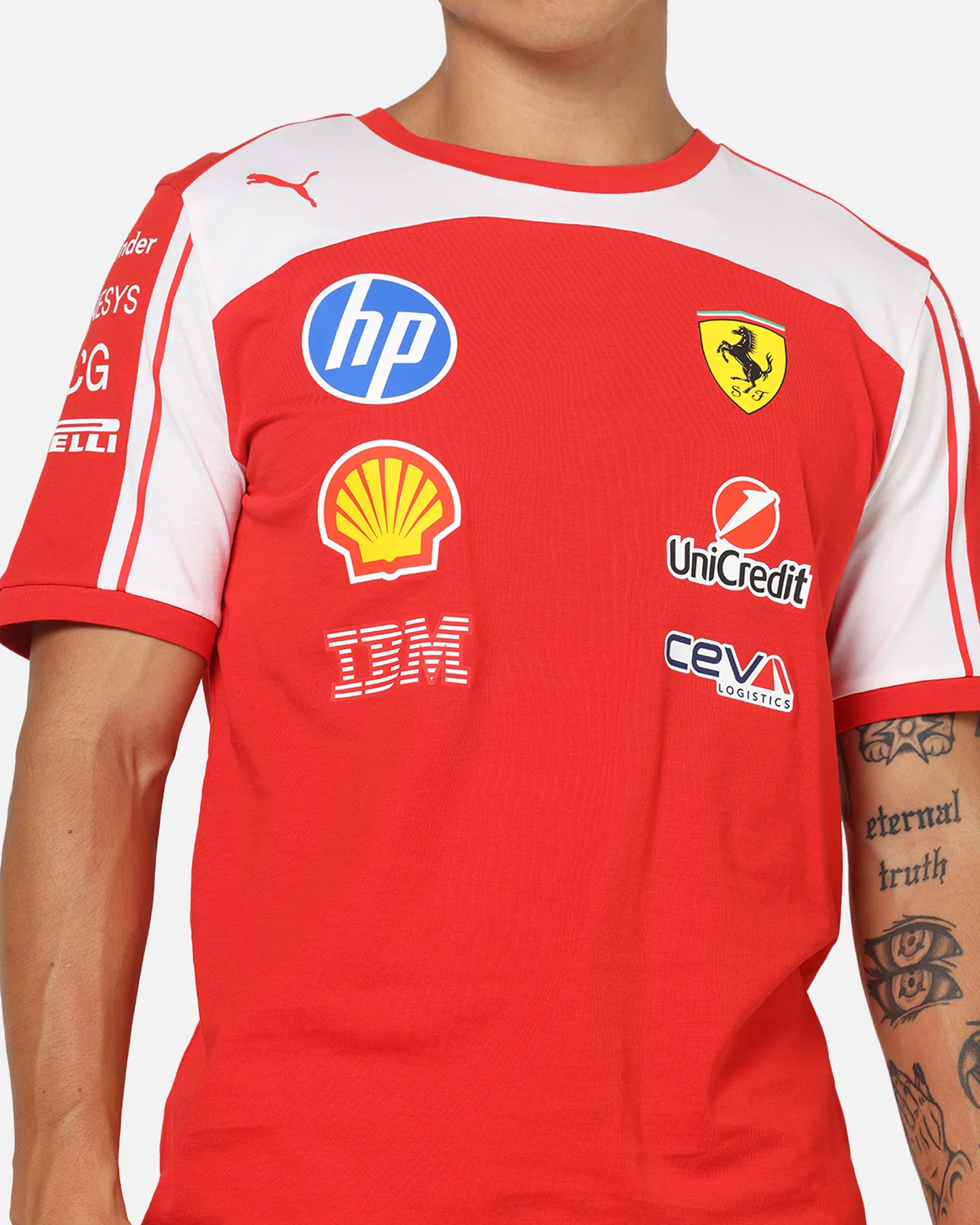 Puma X Scuderia Ferrari Replica T-Shirt Red - Image 7
