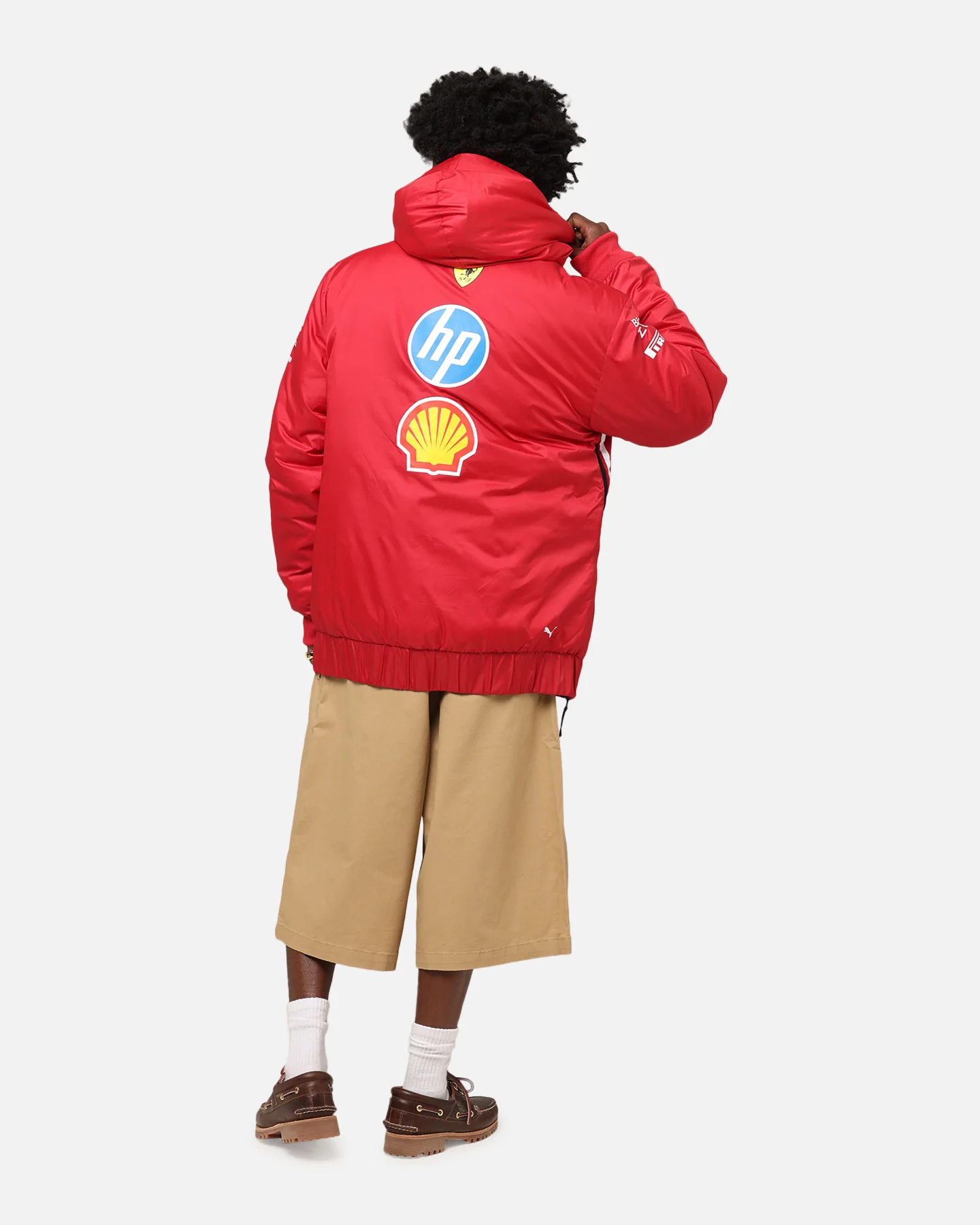 Puma X Scuderia Ferrari Team Reversible Jacket Cherry - Image 4