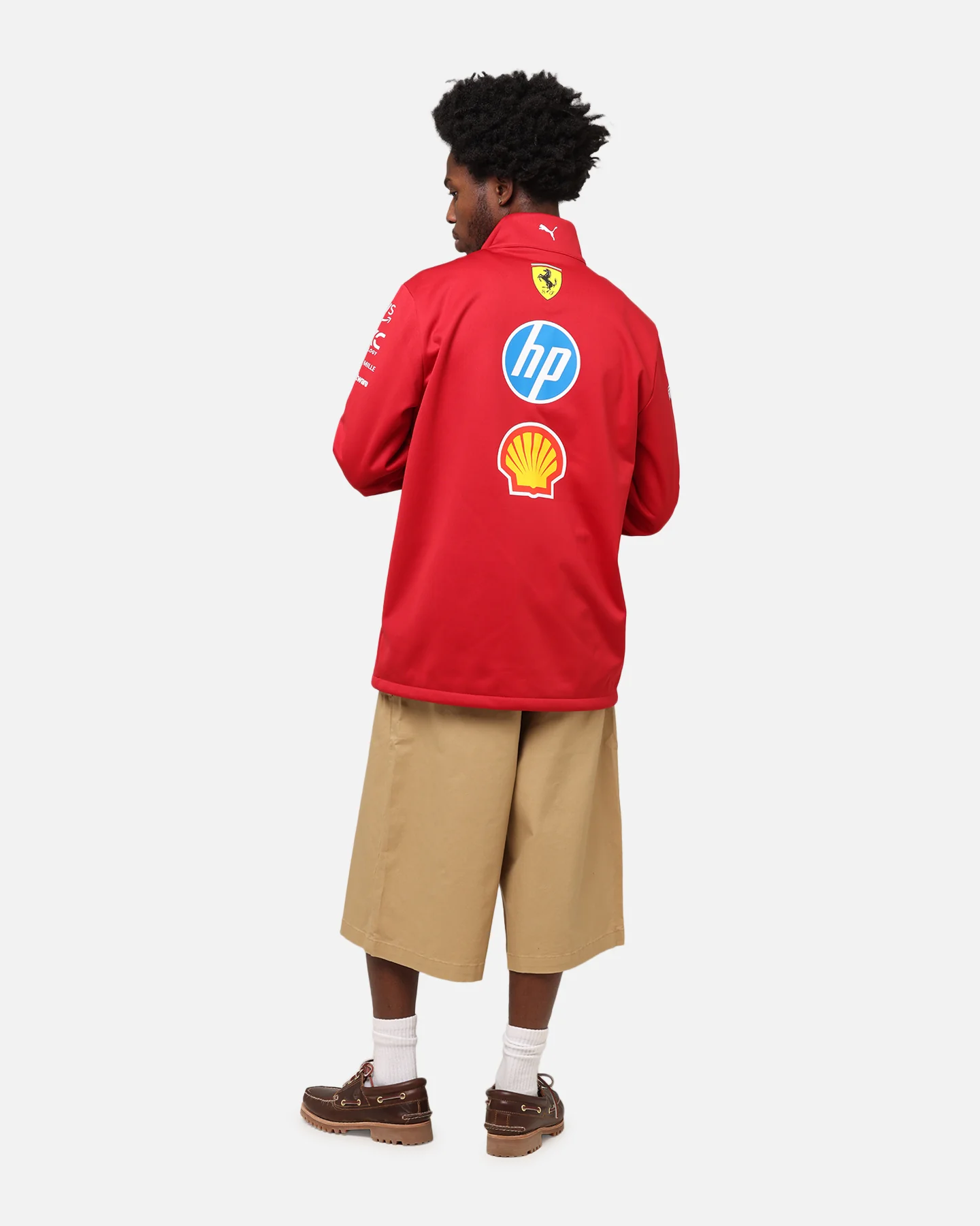 Puma X Scuderia Ferrari Team Softshell Jacket Cherry - Image 4