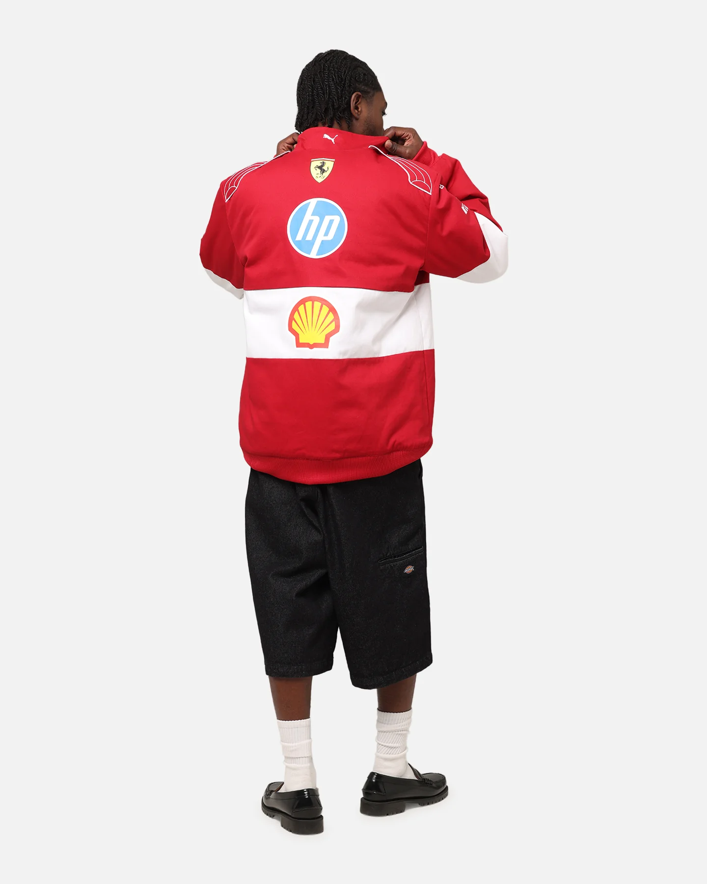 Puma X Scuderia Ferrari Team Vintage Racing Jacket Cherry - Image 4