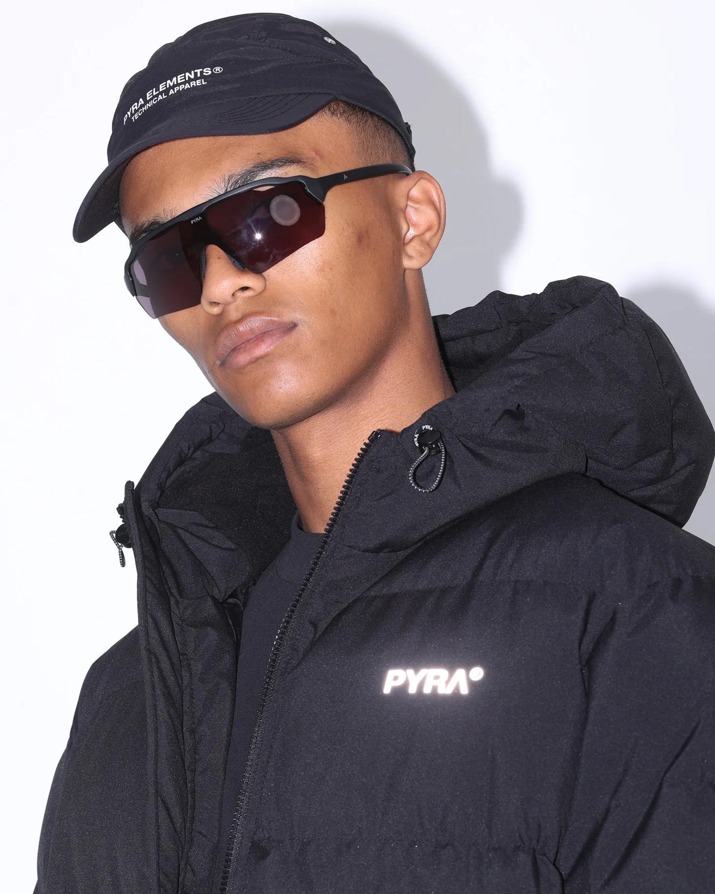 PYRA Alpine Puffa Jacket Black - Image 10