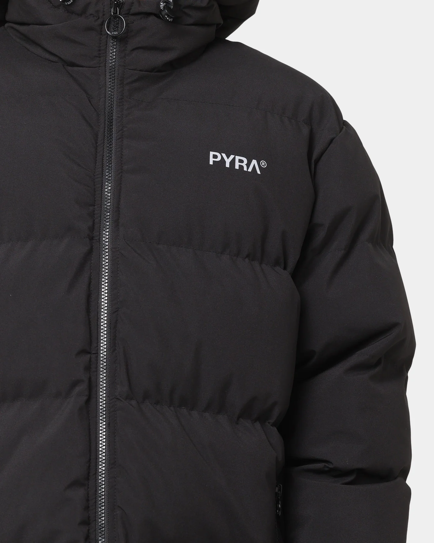 PYRA Alpine Puffa Jacket Black - Image 3